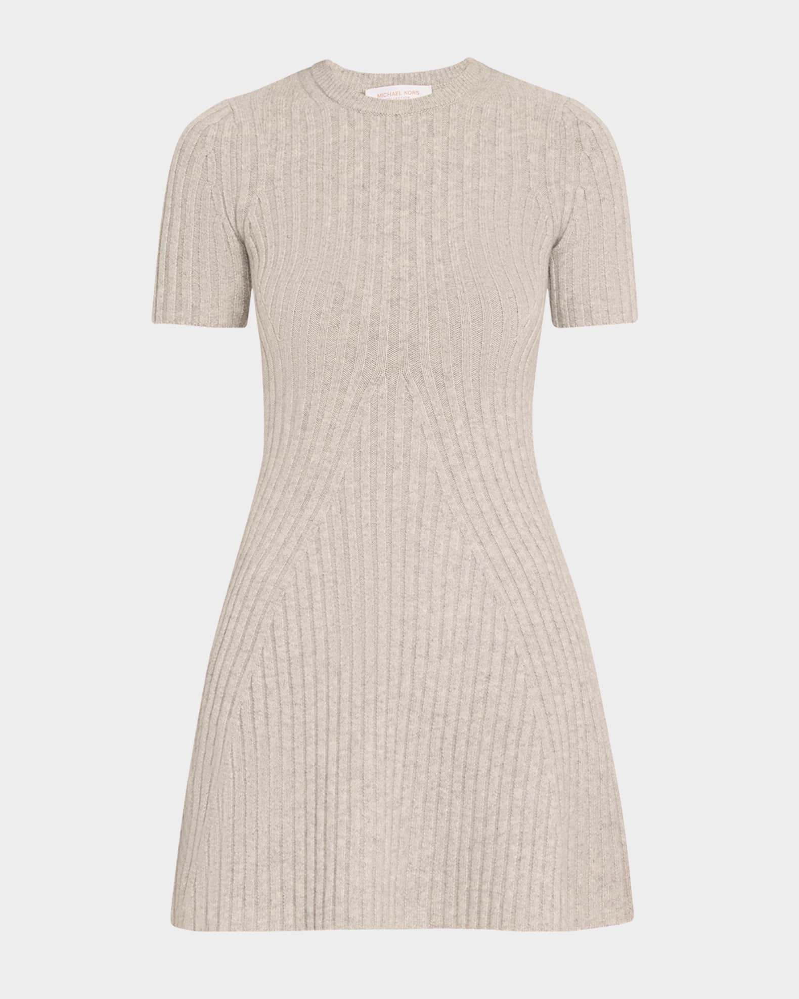 Ribbed Cashmere Mini Dress 0