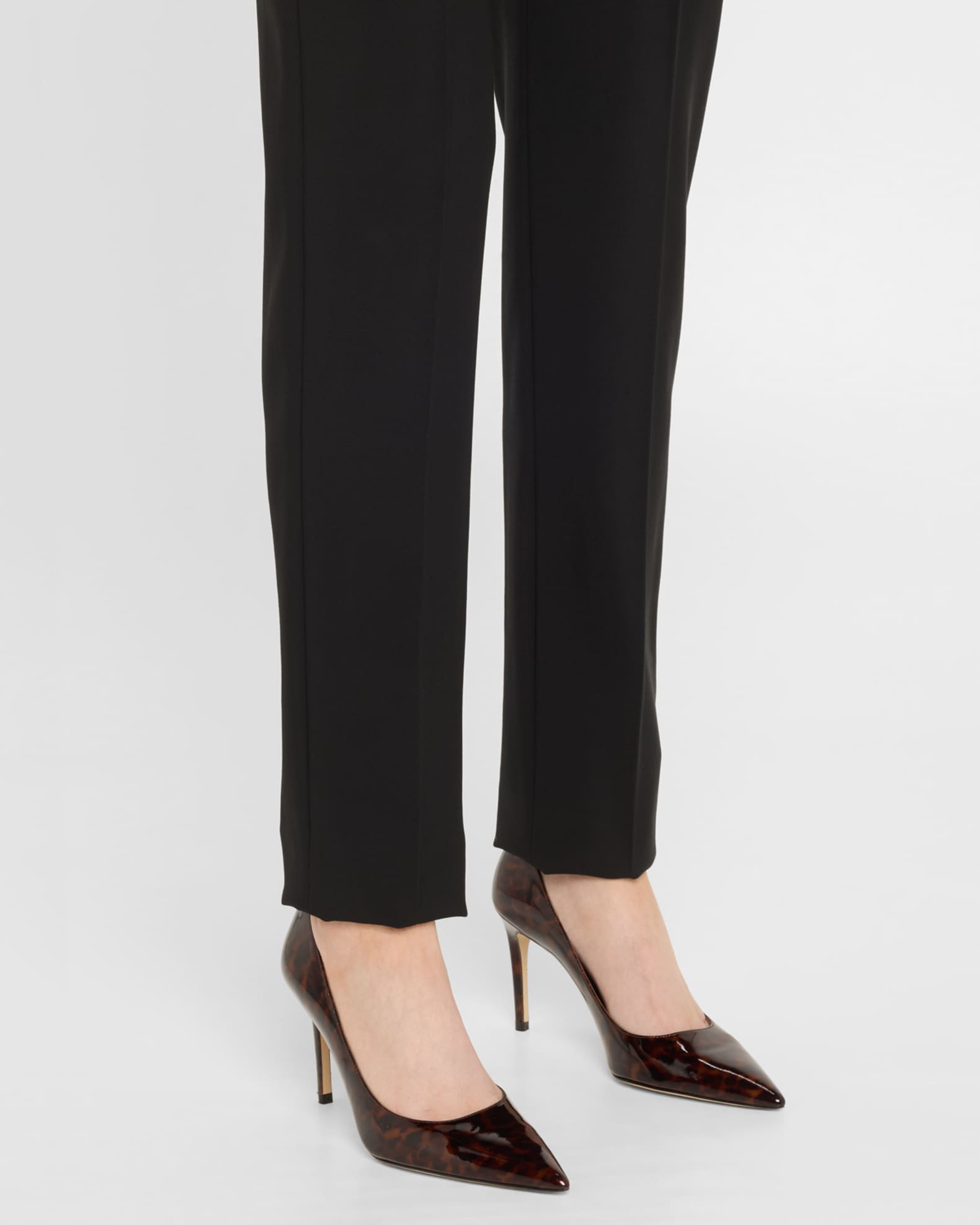 Stuart Tortoise Patent Leather Pumps 1