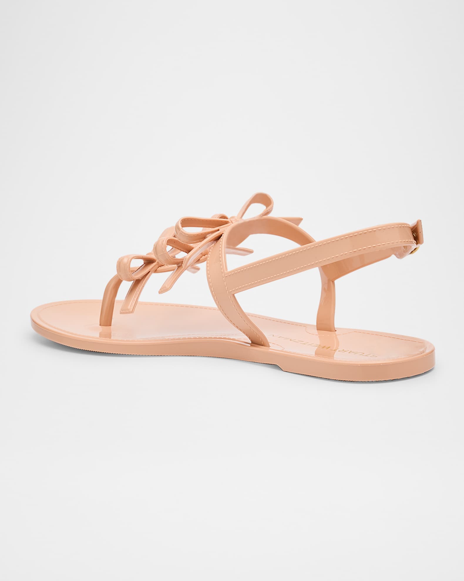 Stuart Weitzman Felicity Bow Jelly Sandals | Neiman Marcus
