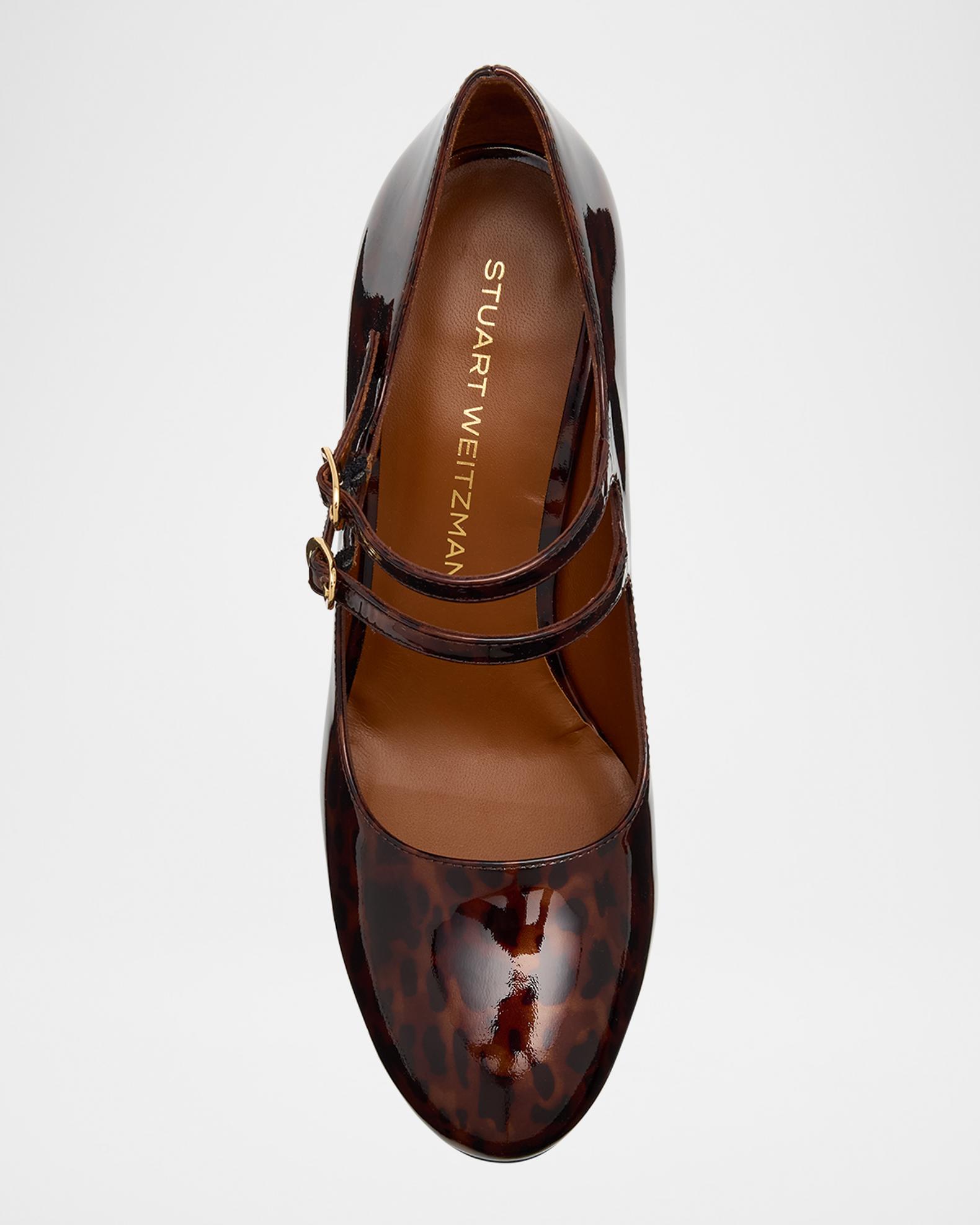 Stuart Weitzman Posh Patent Leather Mary Jane Ballerina Pumps | Neiman ...
