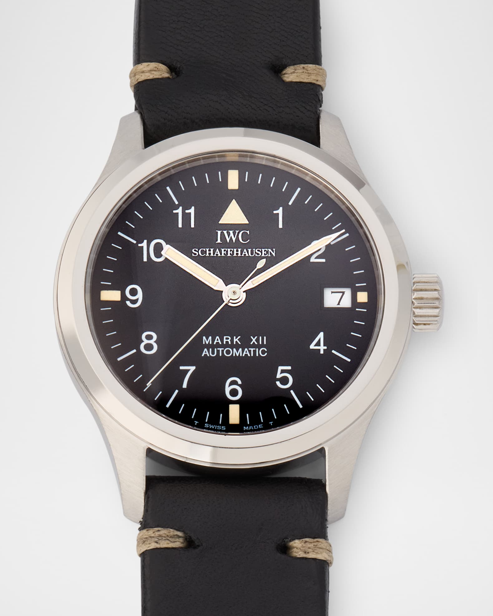 IWC Stainless Steel Fliegeruhr Mark XII 36mm Vintage 1990s Watch