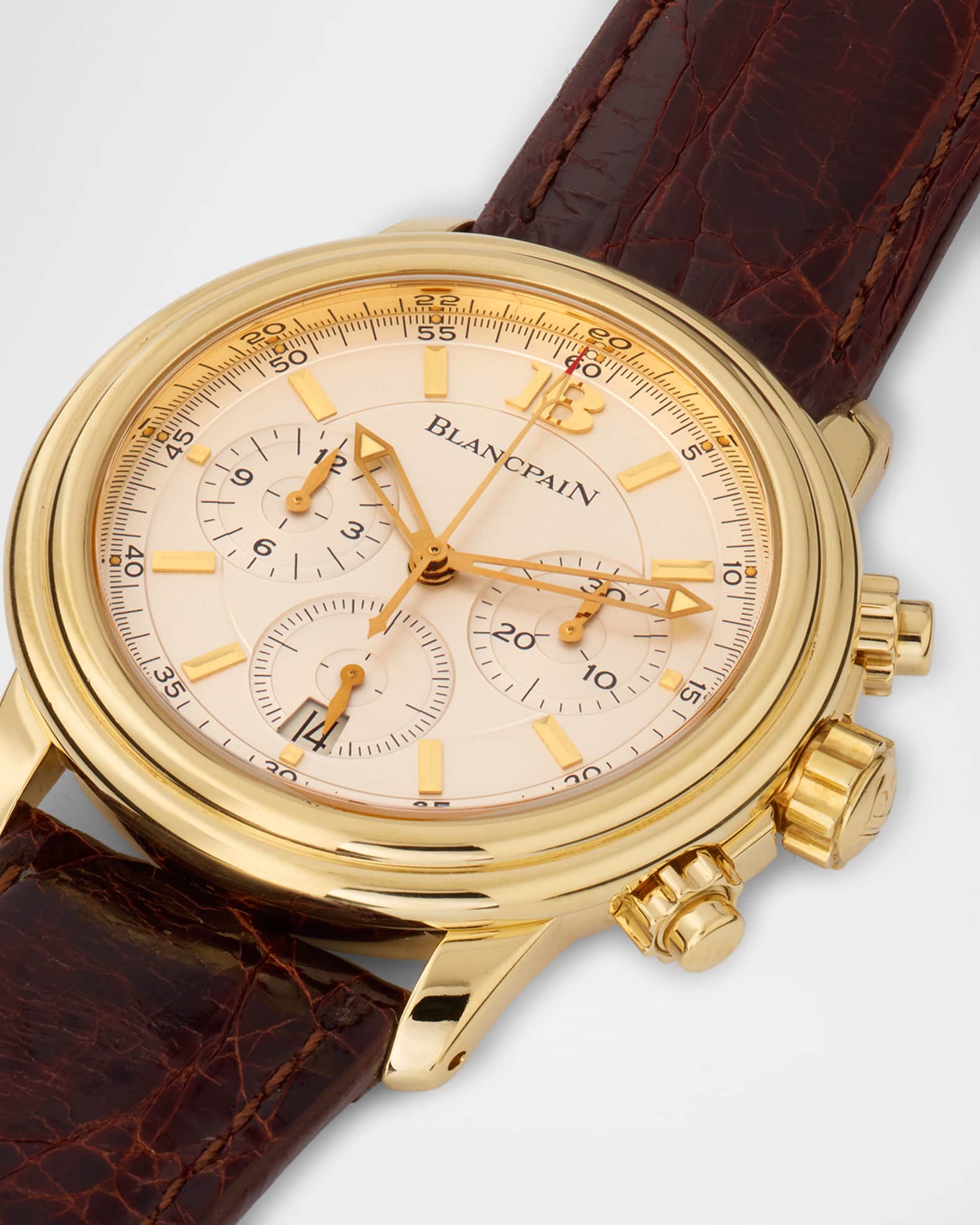 Vintage Watches Blancpain 18K Yellow Gold Leman 38mm Vintage 2000s Watch Women s Women s Watches Watches