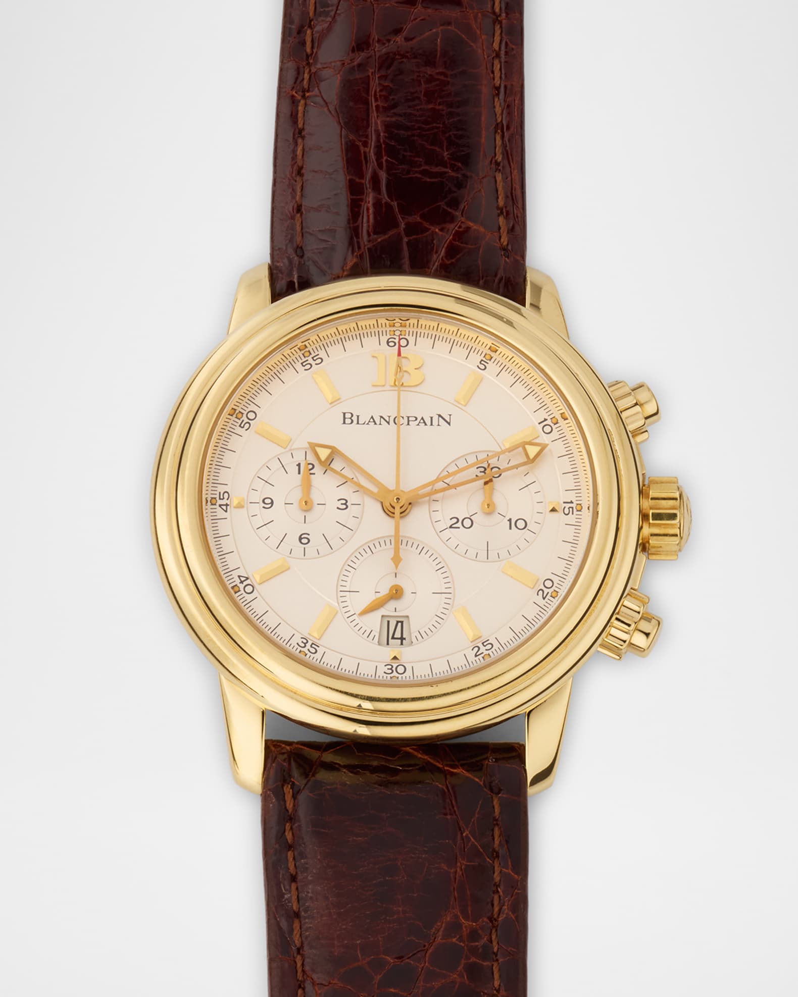 Vintage Watches Blancpain 18K Yellow Gold Leman 38mm Vintage 2000s Watch Women s Women s Watches Watches