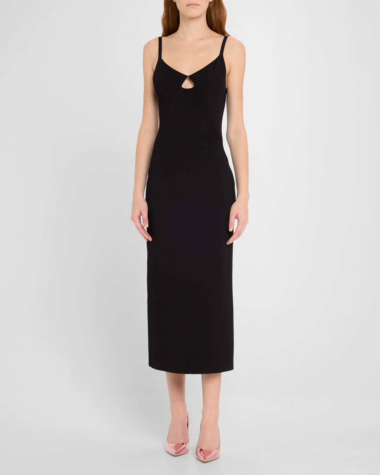 Stuart Weitzman Stuart Power 100 Pump in Black | REVOLVE