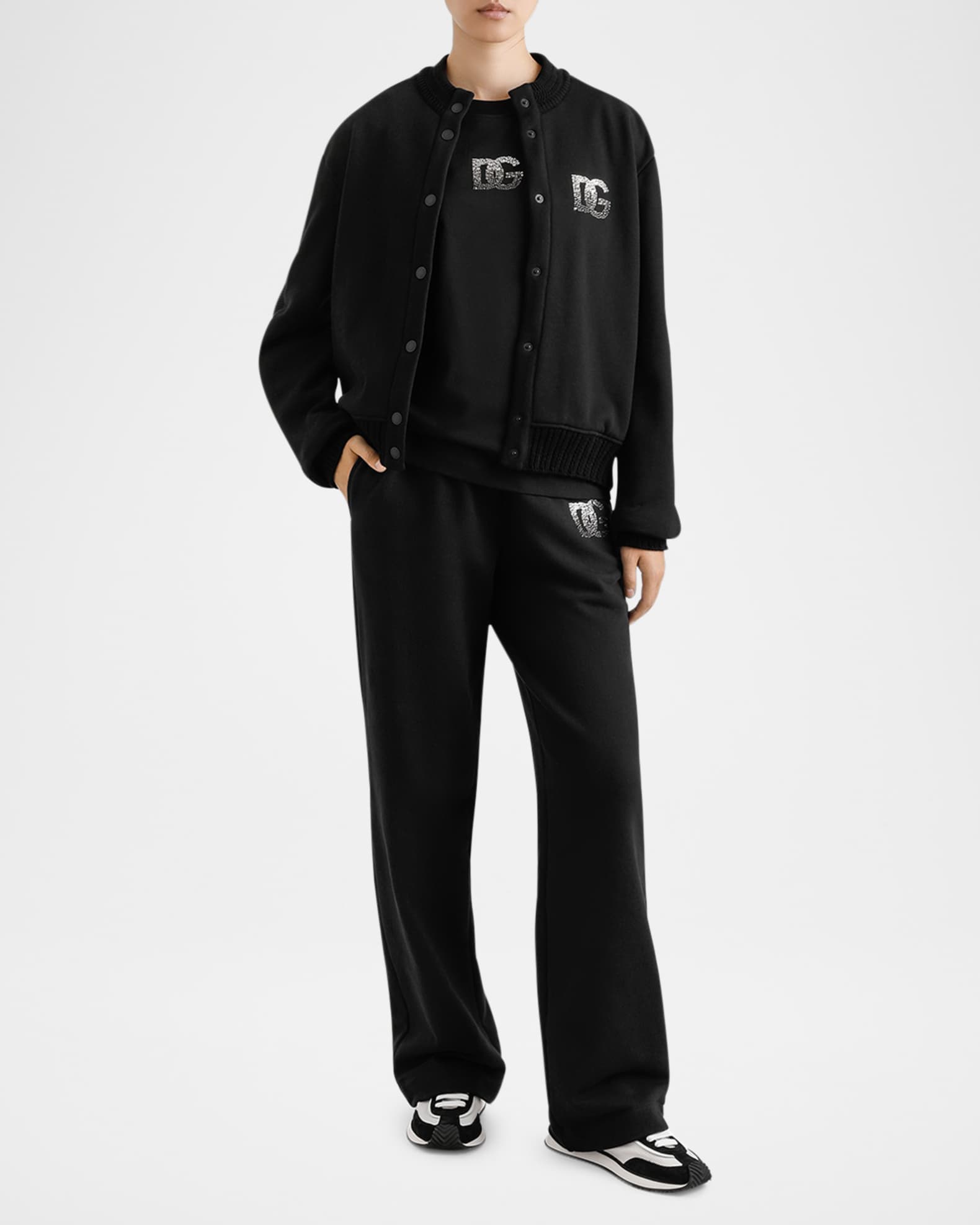 Crystal Logo Track Pants 1