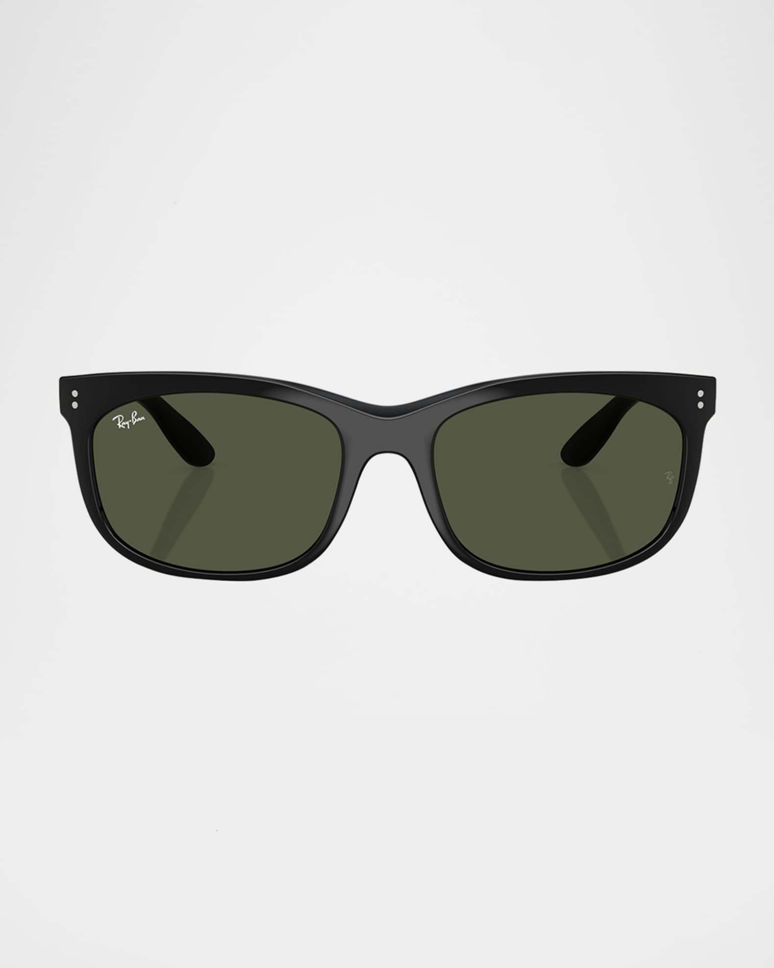 Ray ban oval sunglasses black 2025