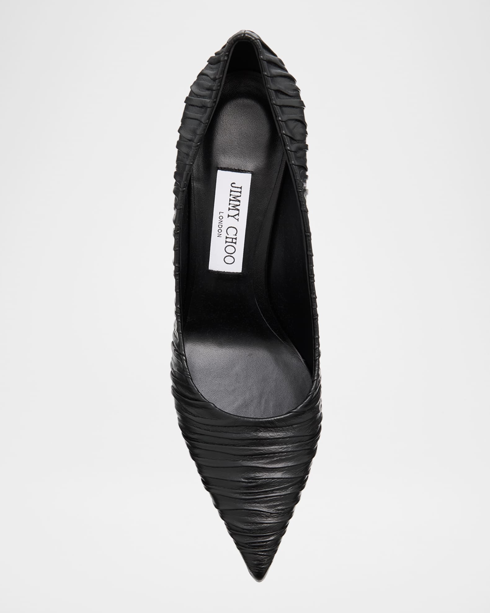 Jimmy Choo Love 85mm Pleated Leather Pumps | Neiman Marcus Jimmy Choo Love 85mm Pleated Leather Pumps | Neiman Marcus