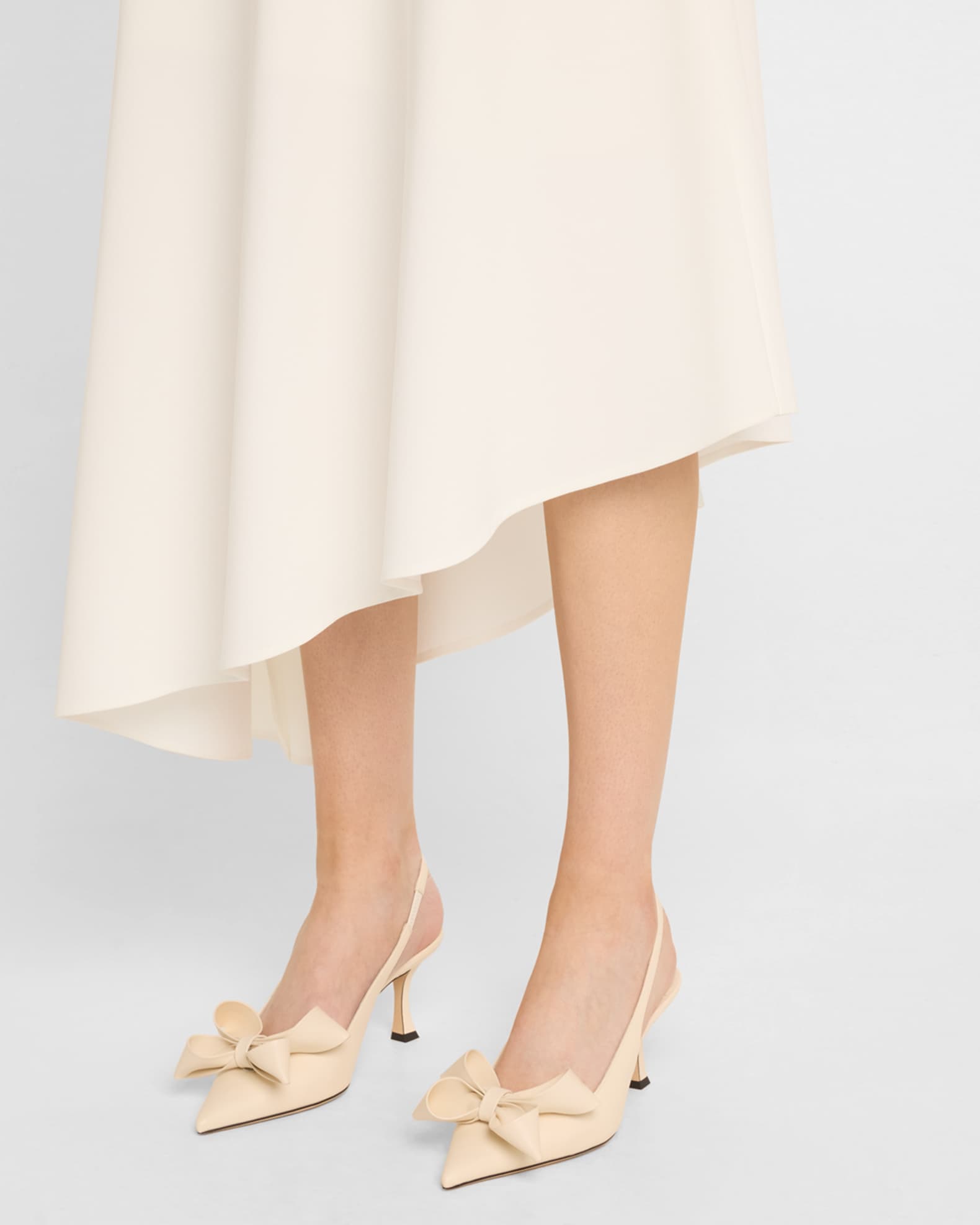 Jimmy Choo Staz Leather Bow Slingback Pumps | Neiman Marcus Jimmy Choo Staz Leather Bow Slingback Pumps | Neiman Marcus
