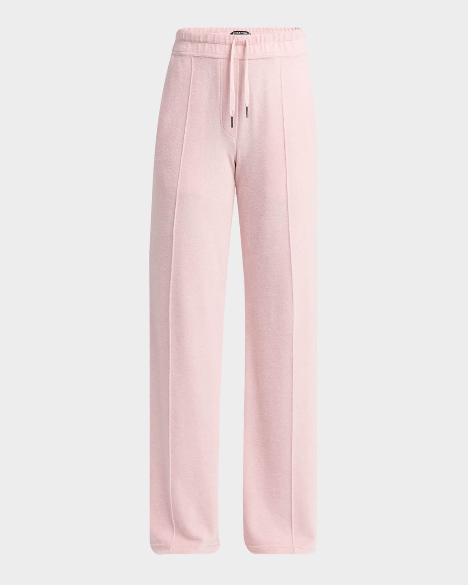 Toweling Jersey Straight-Leg Tracksuit Pants 0