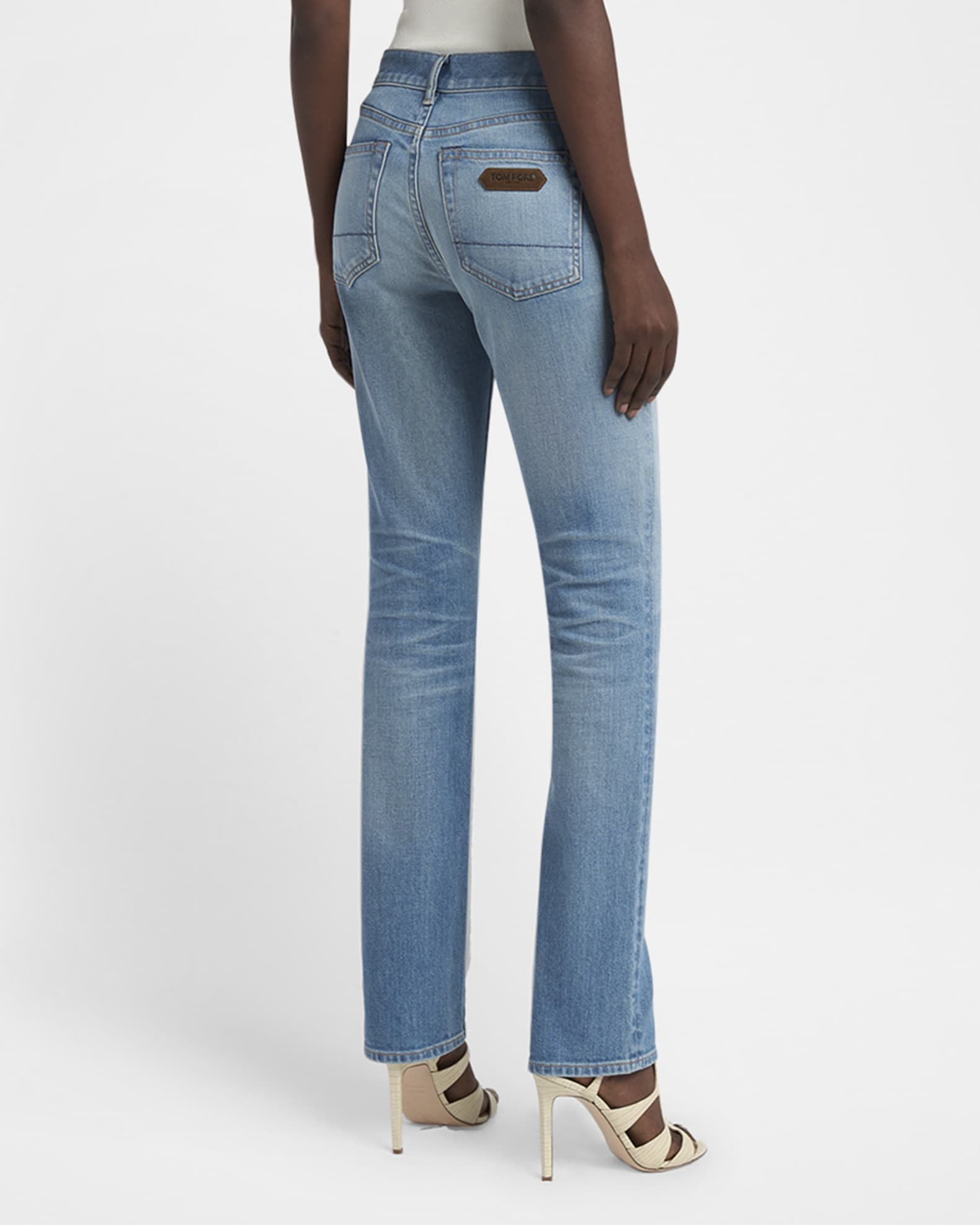 【関税＆送料込み】Tom Ford 'Summer Stone Washed Denim Mini STONE WASHED DENIM MINI SKIRT | Tom Ford Fashion