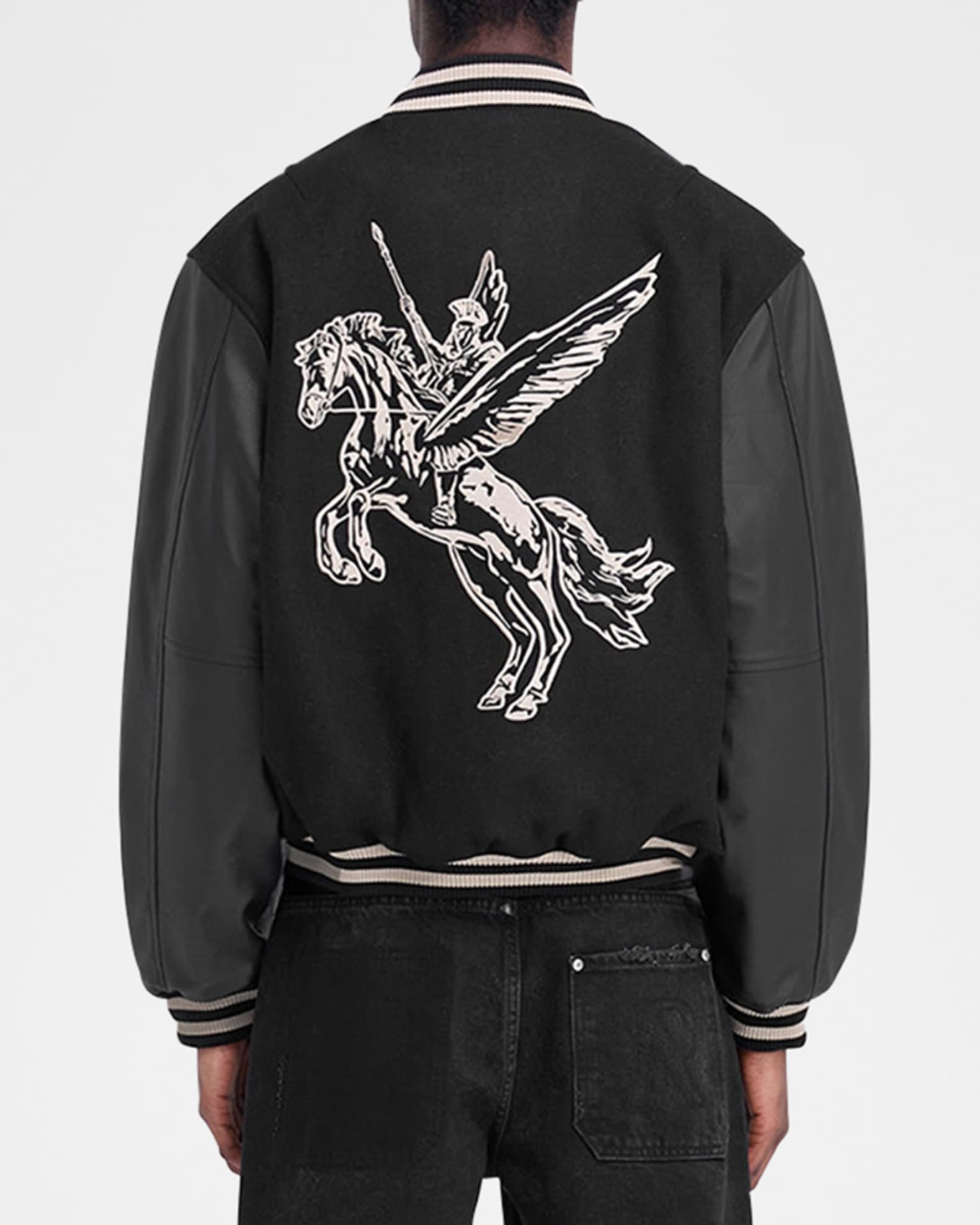 Men's Mascot Wool Varsity Jacket