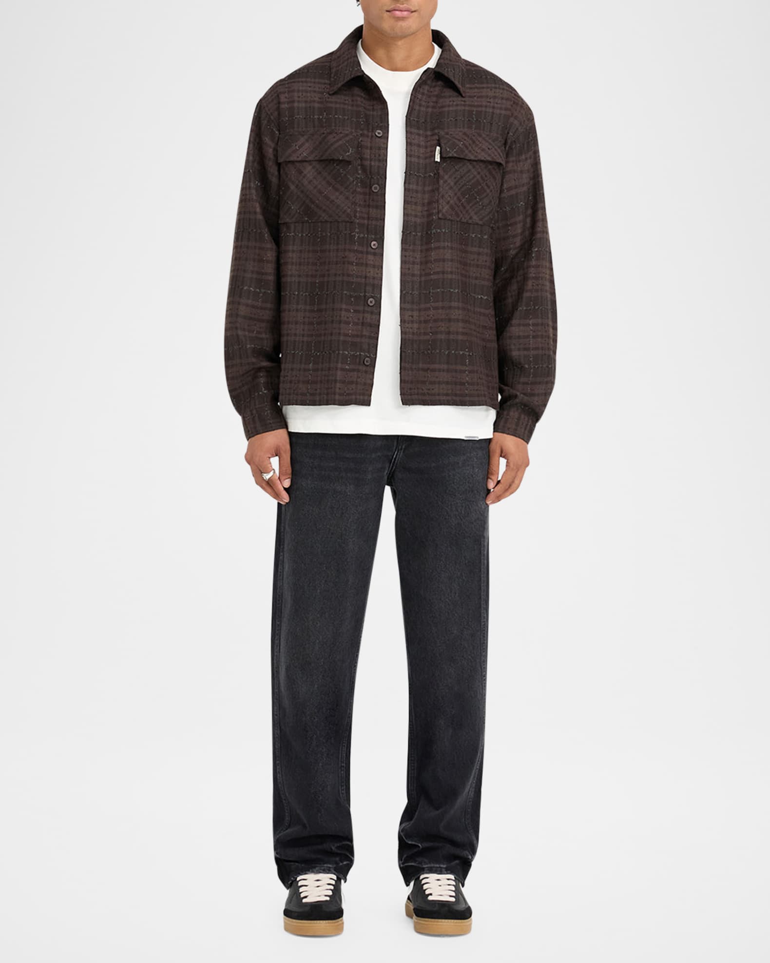 REPRESENT Men's REP Flannel Button-Down Shirt | Neiman Marcus