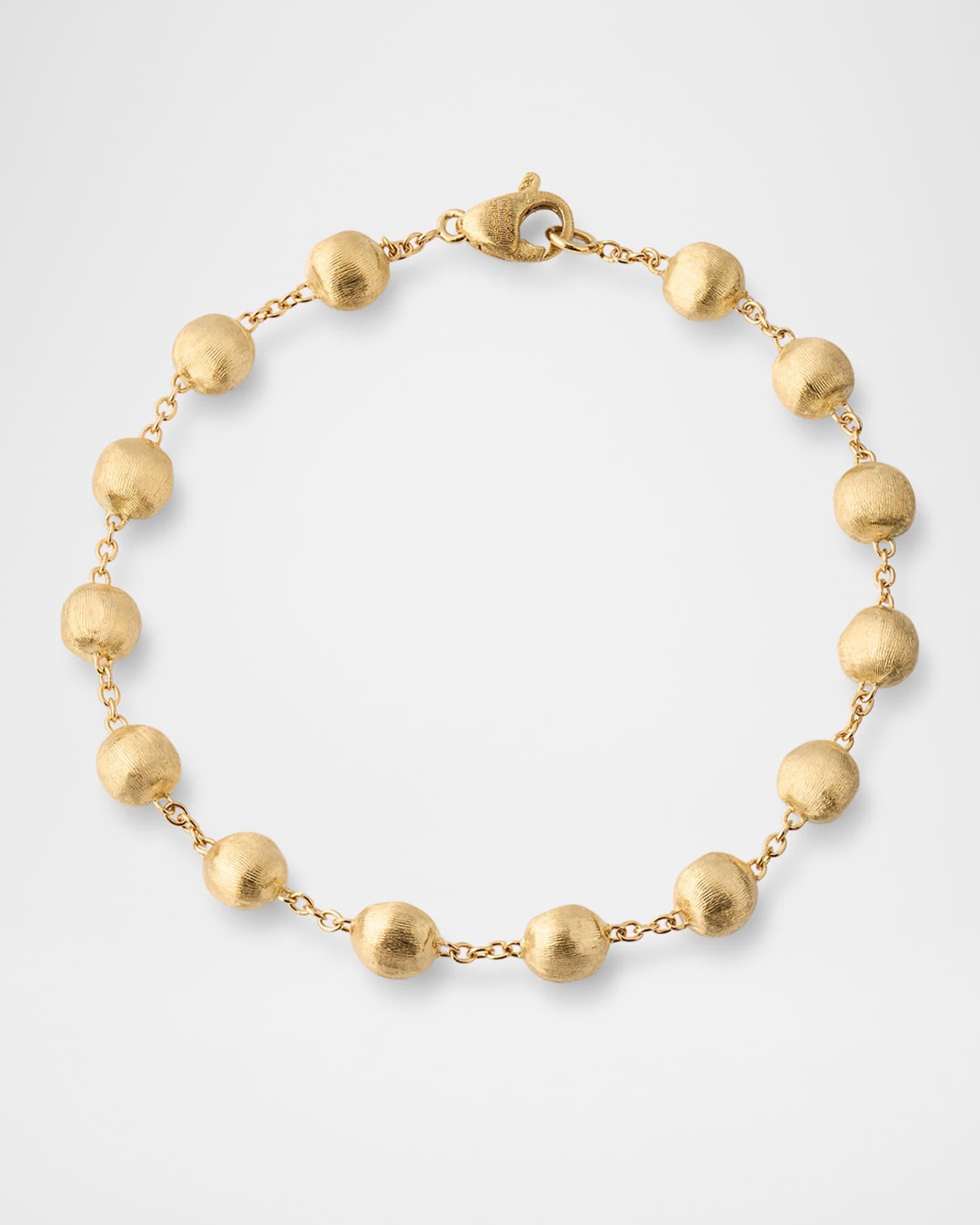 18K Yellow Gold Bead Bracelet 0