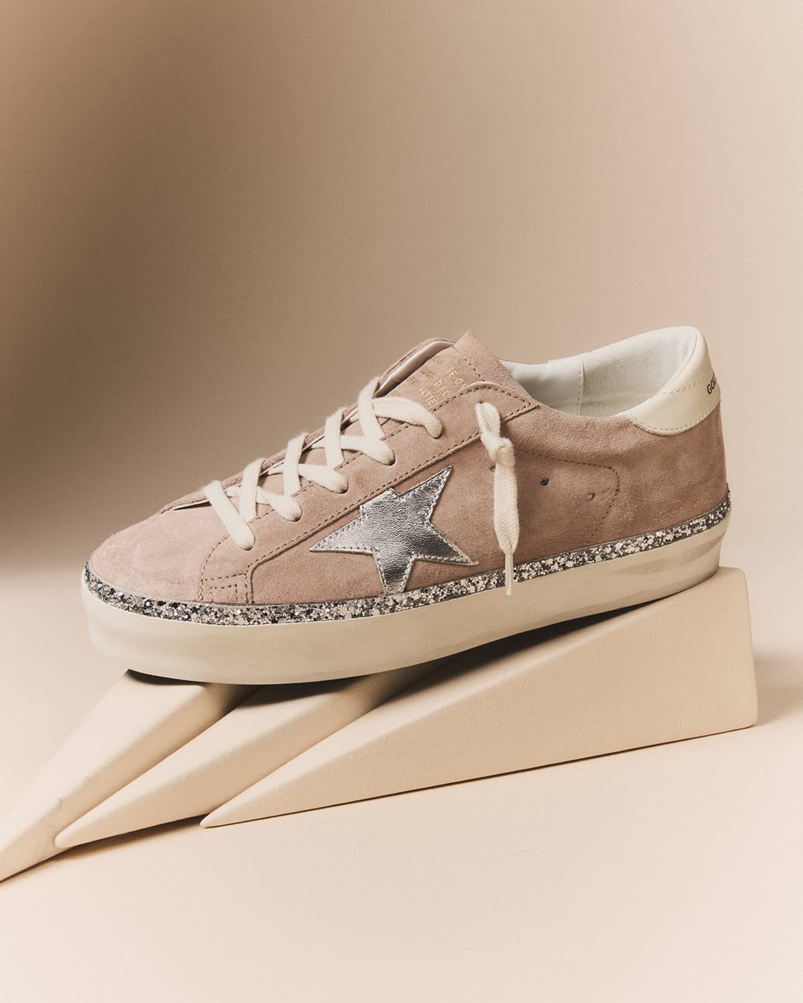 レビュー高評価の商品 Goose Golden Hi Neiman | Sneakers Low-Top Glitter Suede Star 靴