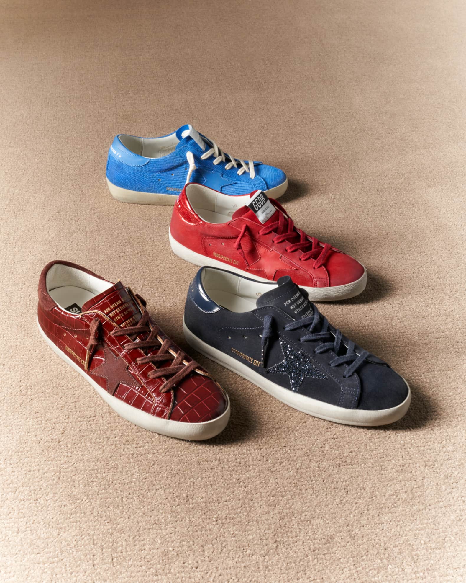 Superstar croco rouge store