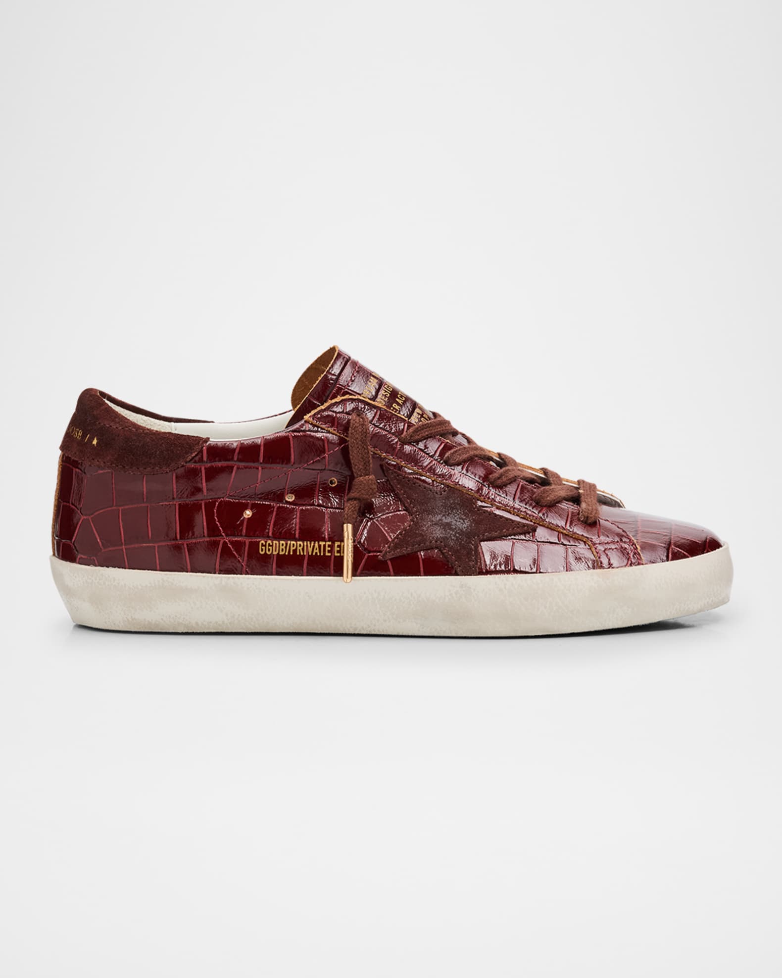 Superstar bordeaux croco hot sale
