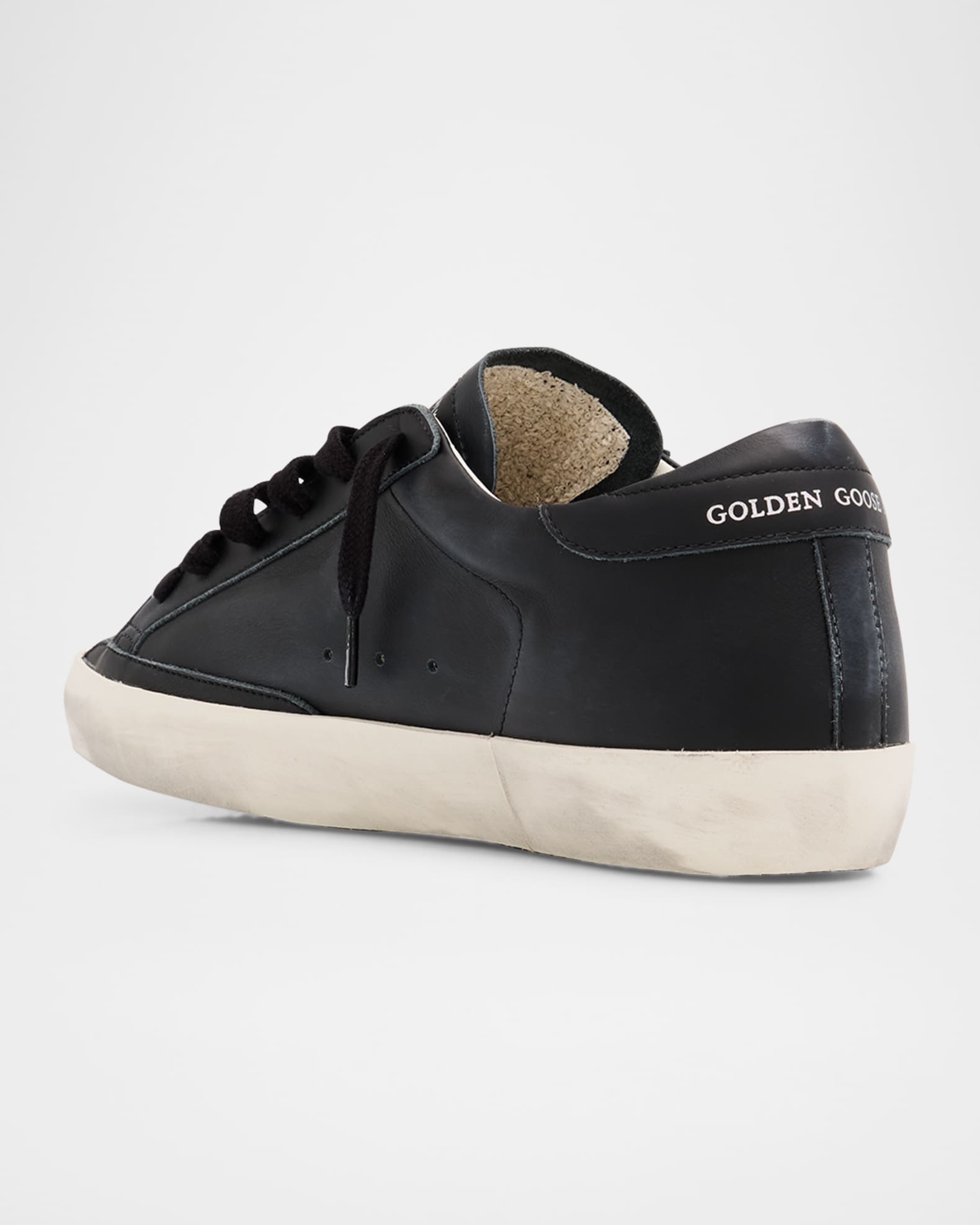 Golden Goose Super-Star Swarovski Leather Low-Top Sneakers