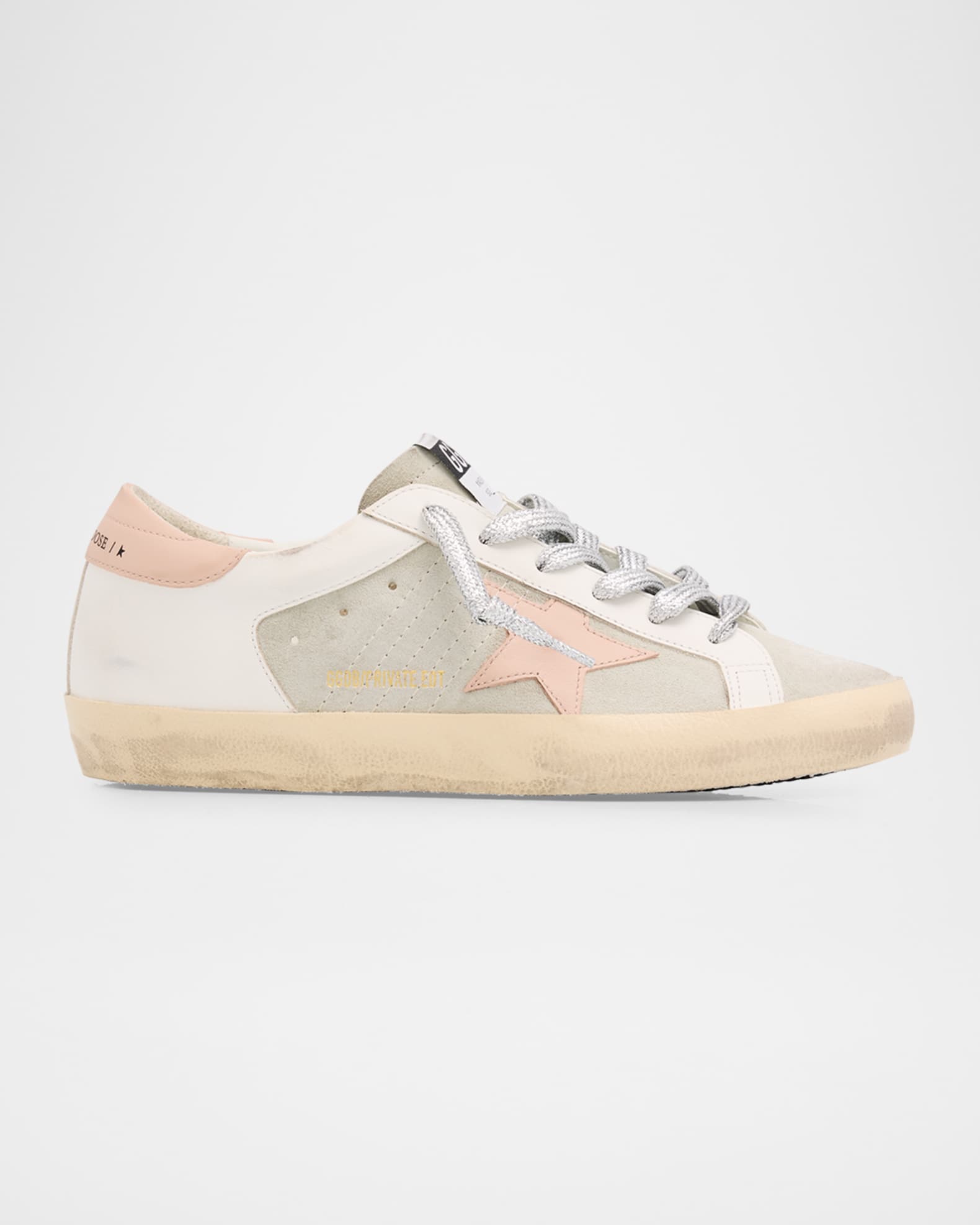 Superstar Mixed Leather Low-Top Sneakers 0