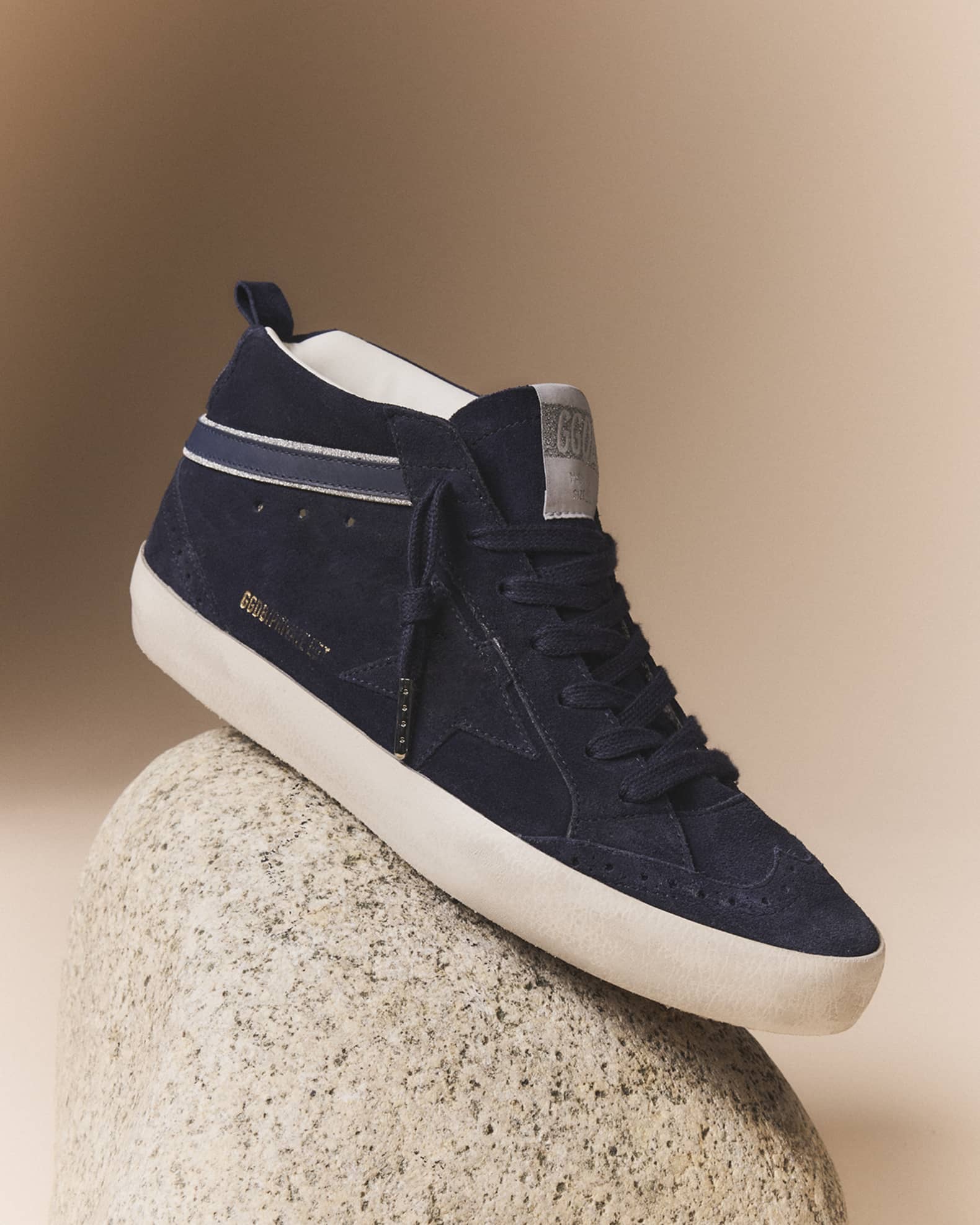 Golden Goose Midstar Suede Mid-Top Sneakers | Neiman Marcus