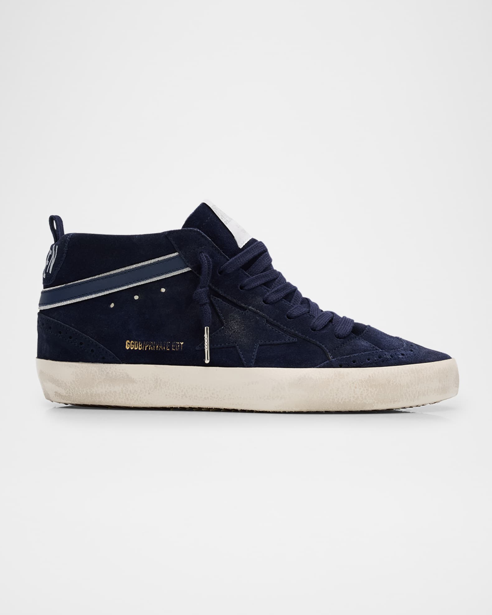 Golden Goose Midstar Suede Mid-Top Sneakers | Neiman Marcus