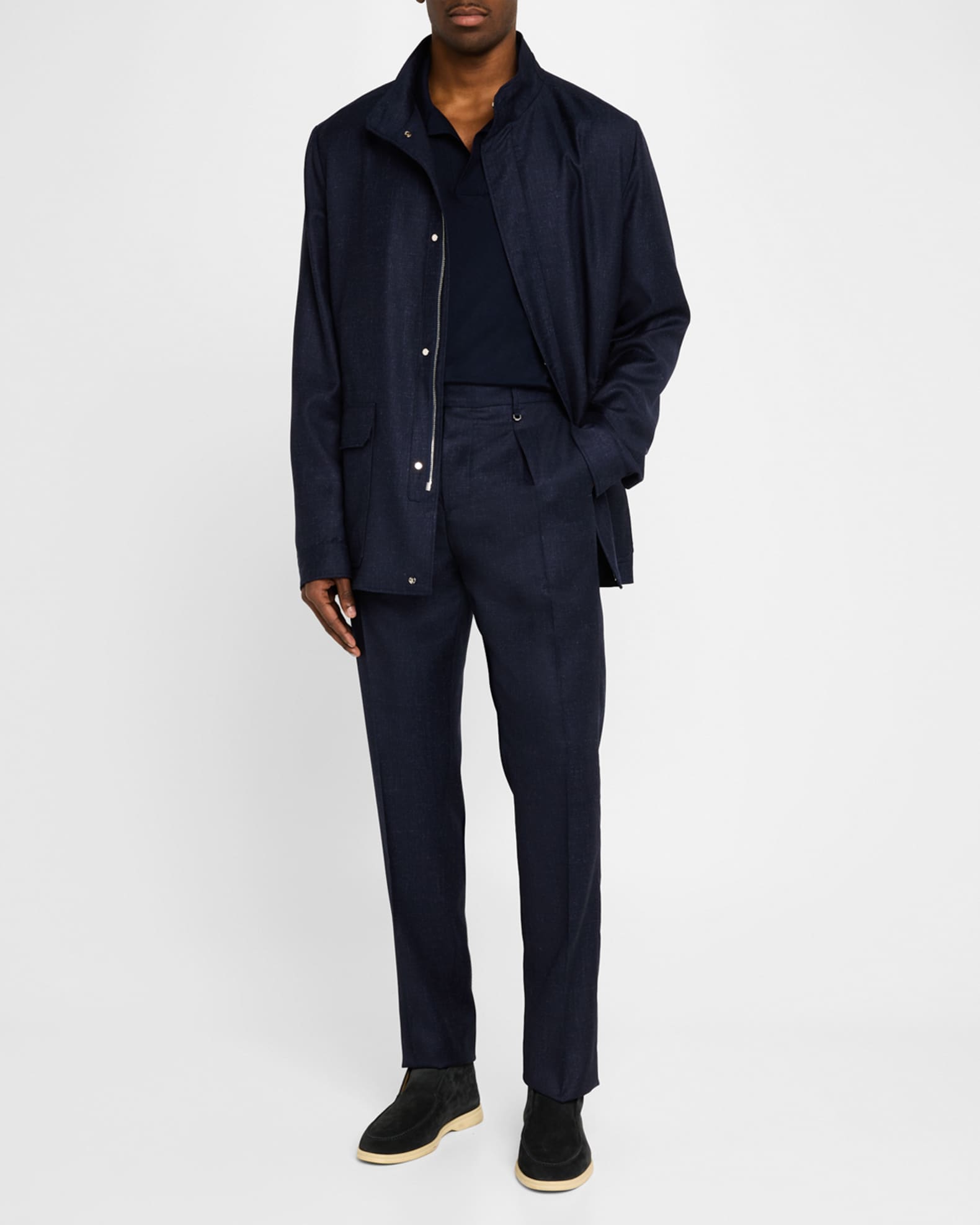 Men's Single-Pleated Sport Trousers 1