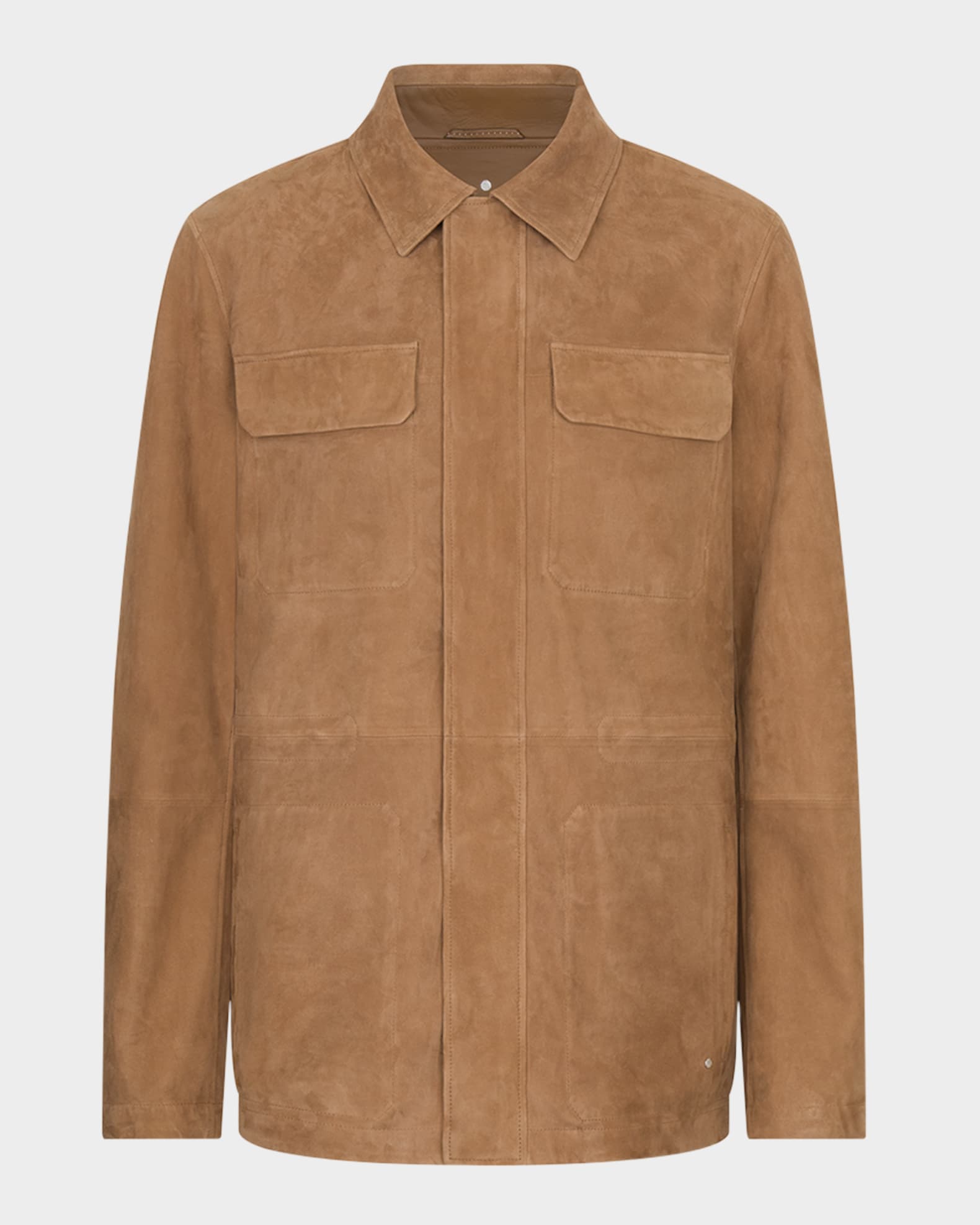 Men's Suede Full-Zip Field Jacket 0