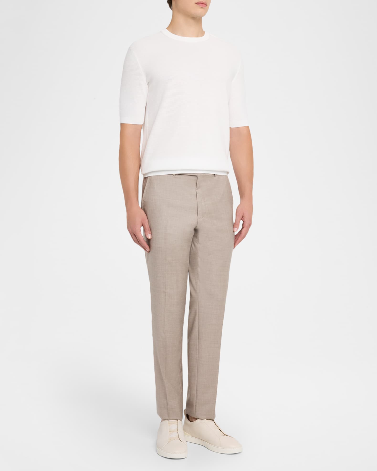 Men's Trofeo Twill Flat-Front Pants 1