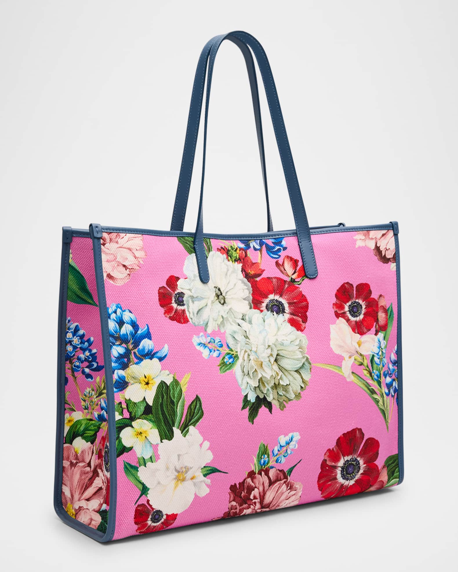 Floral Canvas Tote Bag
