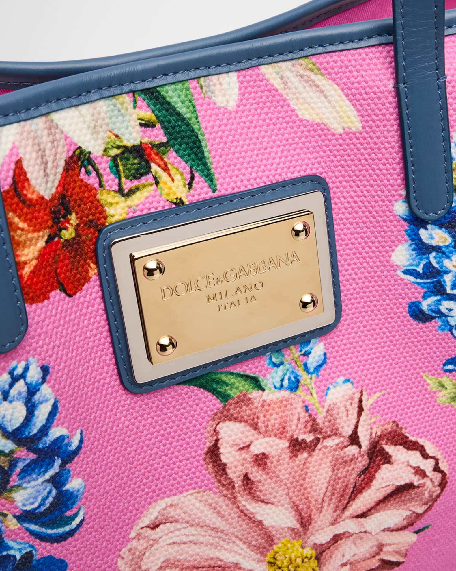 Floral Canvas Tote Bag