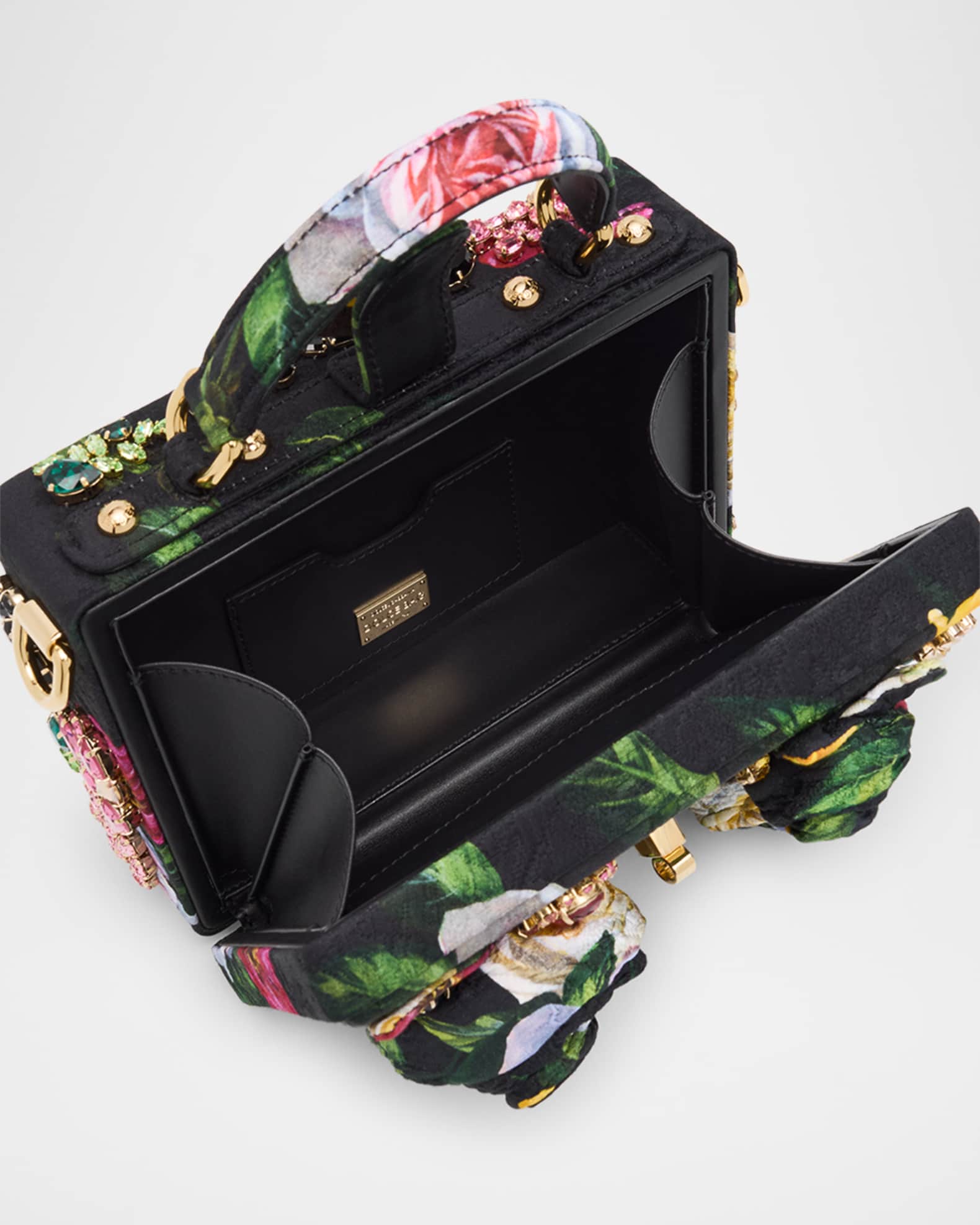 爆買い 英語 Brocade Flower Dolce&Gabbana Embellished Bag Top-Handle Box 小物