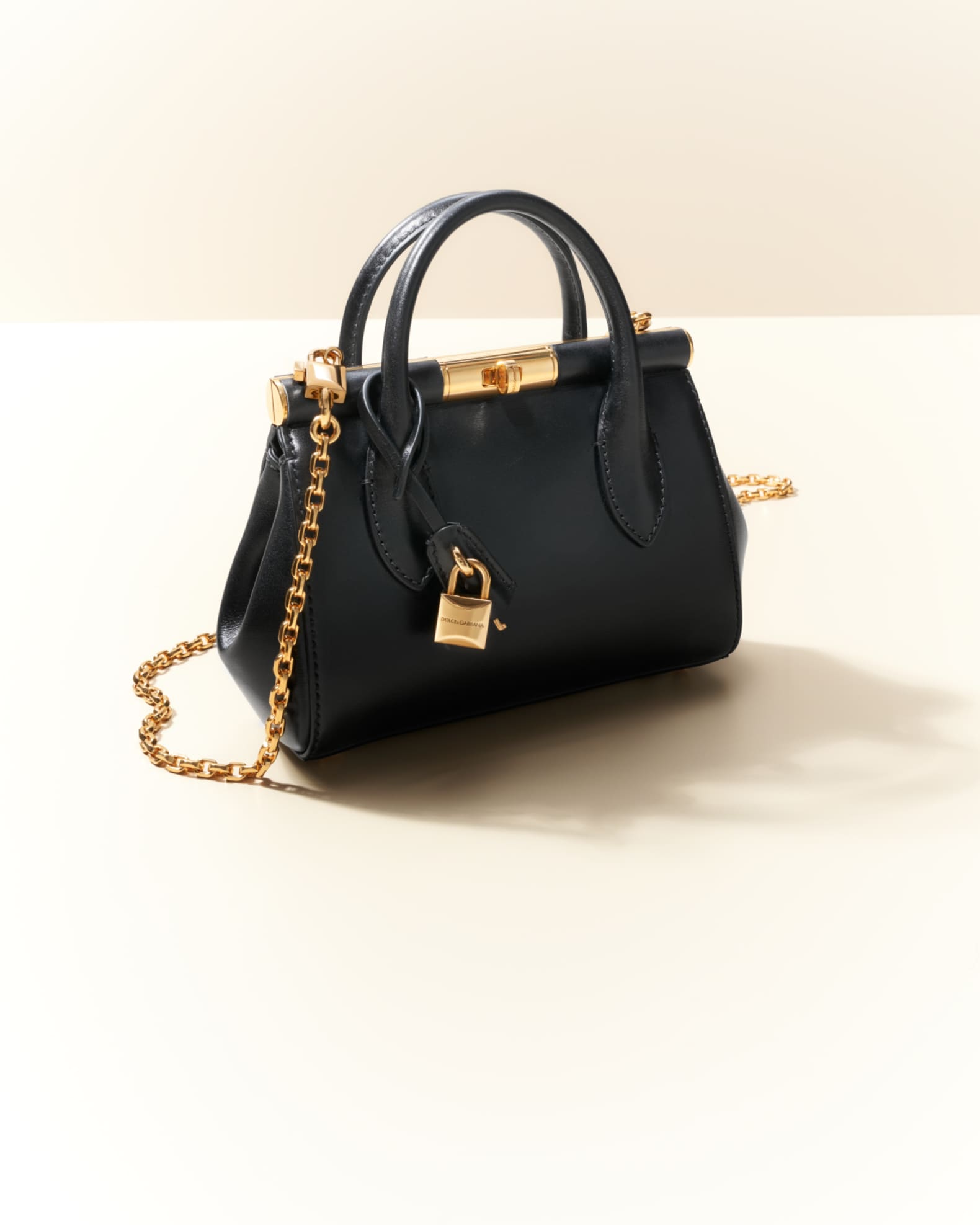 【関税＆送料込み】Dolce & Gabbana Day Leather Mini Handbag Dolce & Gabbana Day Leather Mini Handbag in Gray | Lyst