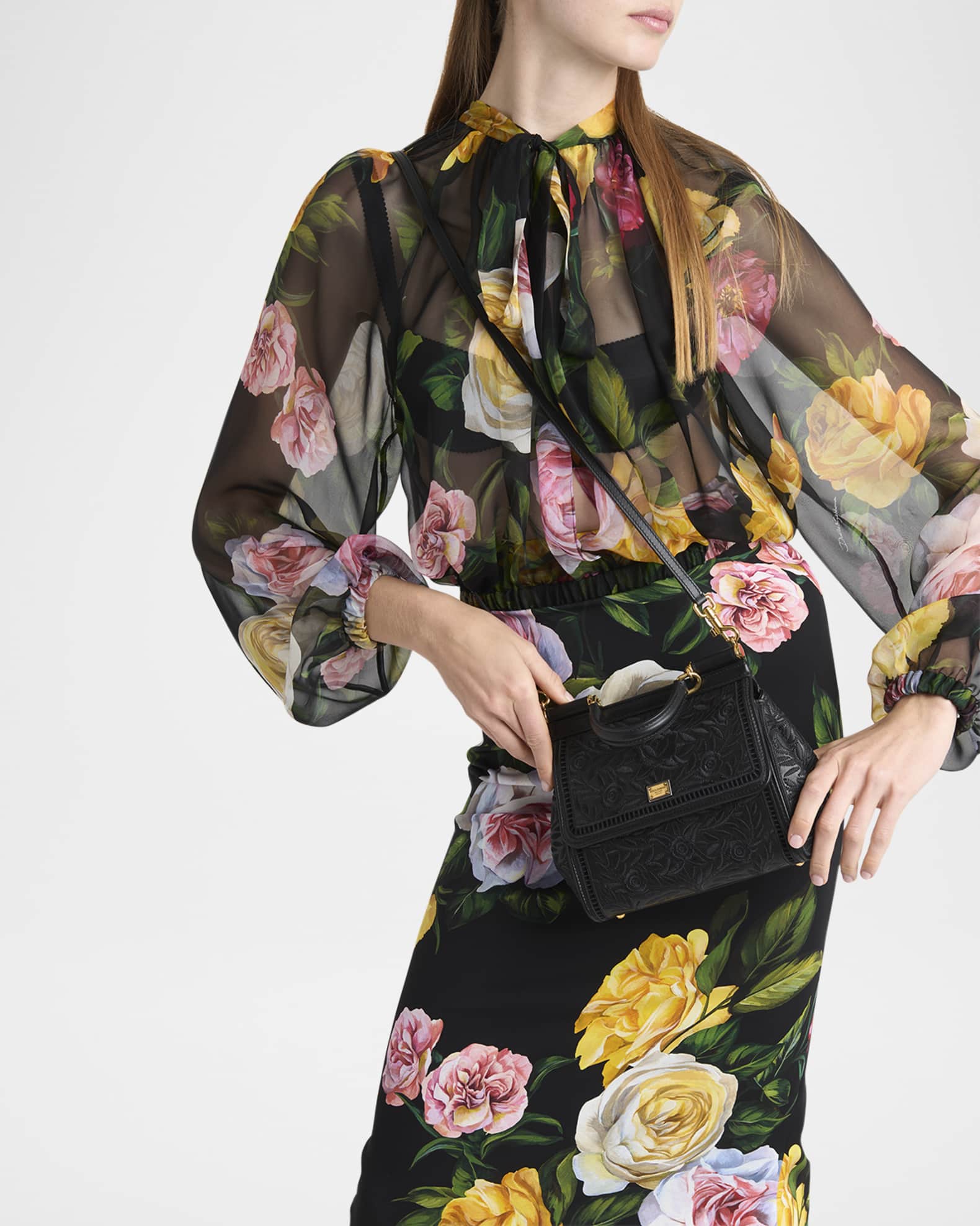 Dolce&Gabbana Medium Sicily Handbag | Neiman Marcus