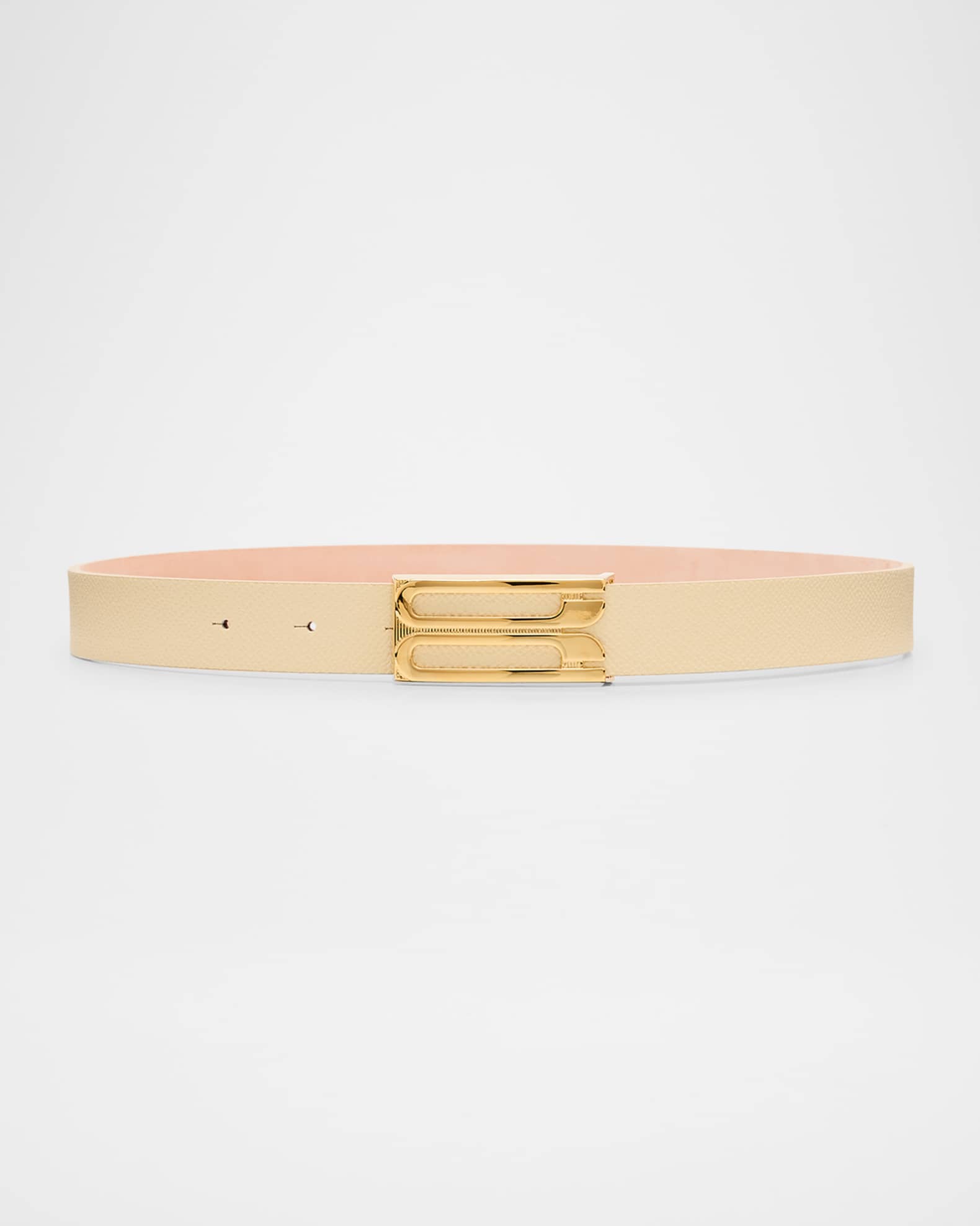 B-Logo Leather Belt 0