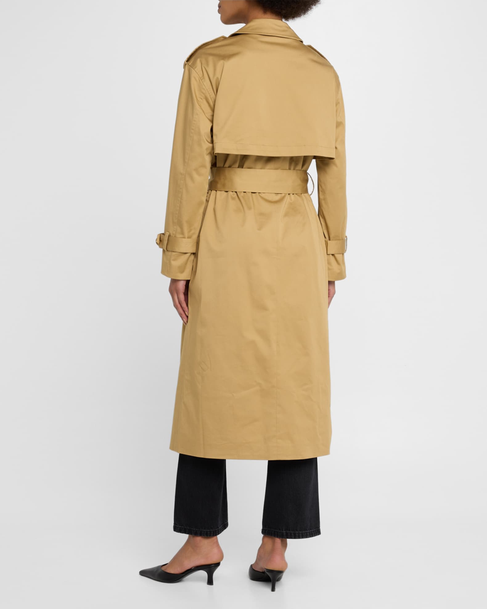 Trench Plissé Cedric Charlier Taille M - Couleur Beige - Neuf Sans étiquettes