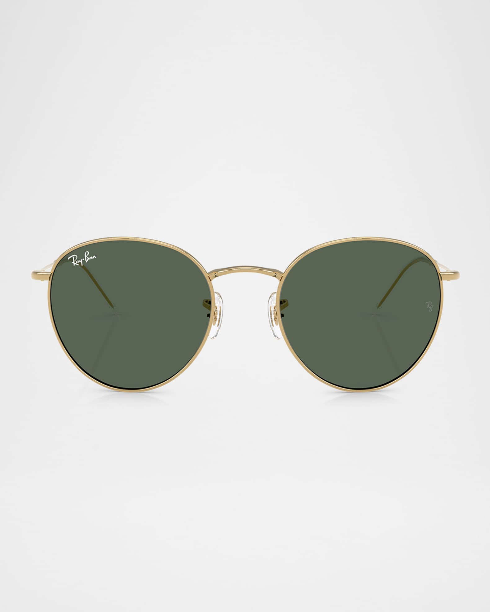 Reverse Metal Round Sunglasses 53MM