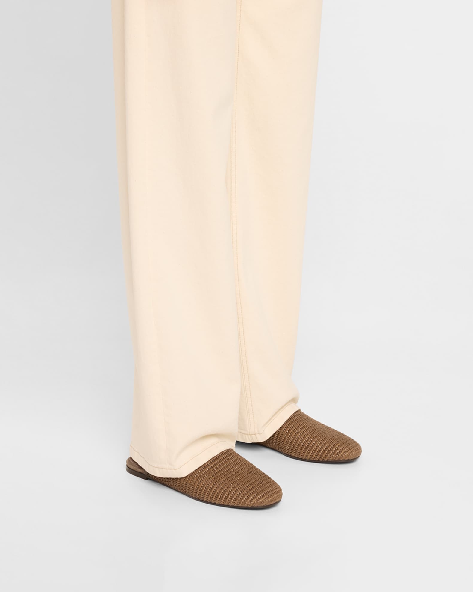 Raffia Monili Loafer Mules 1