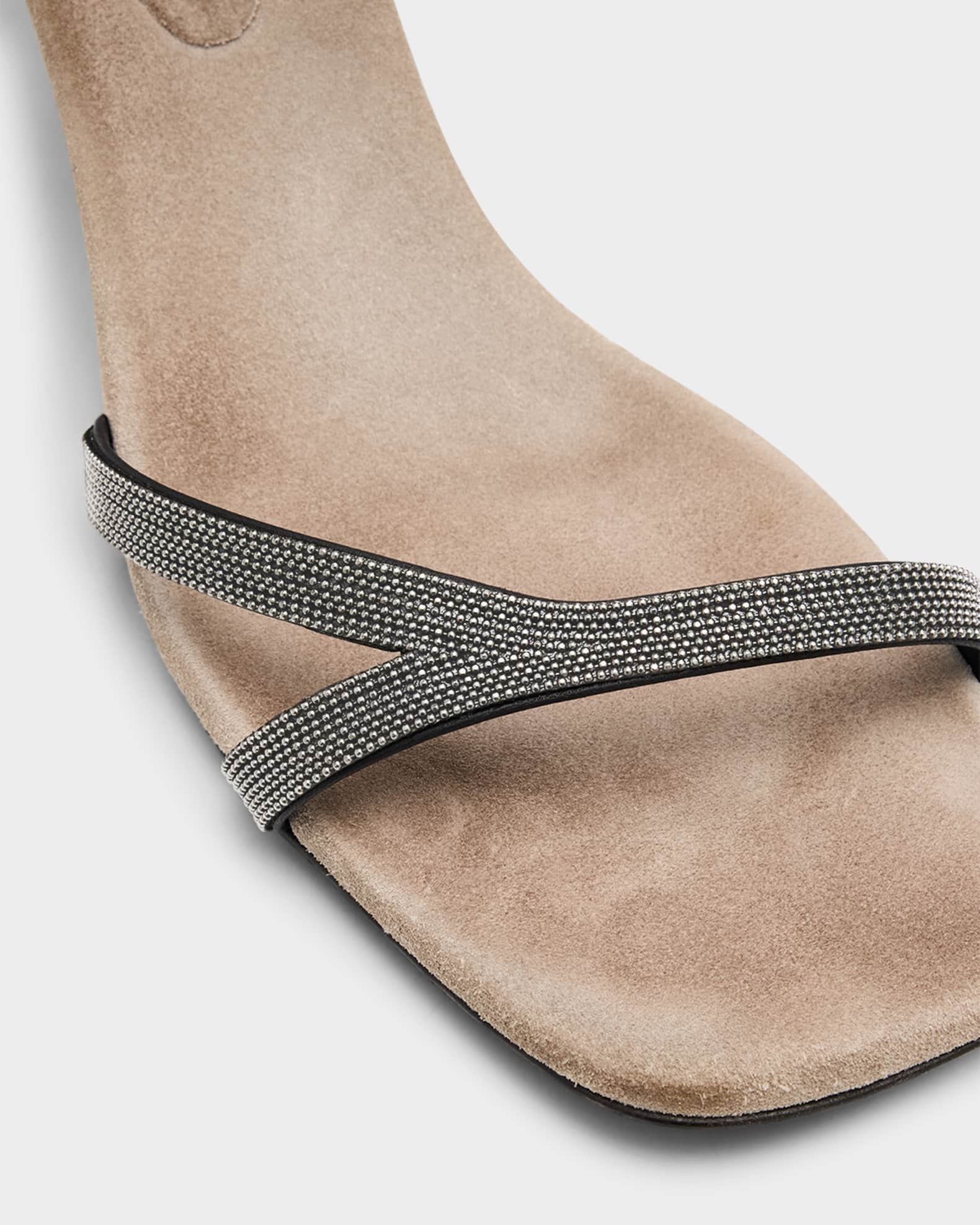 Brunello Cucinelli Monili Strappy Sandals | Neiman Marcus