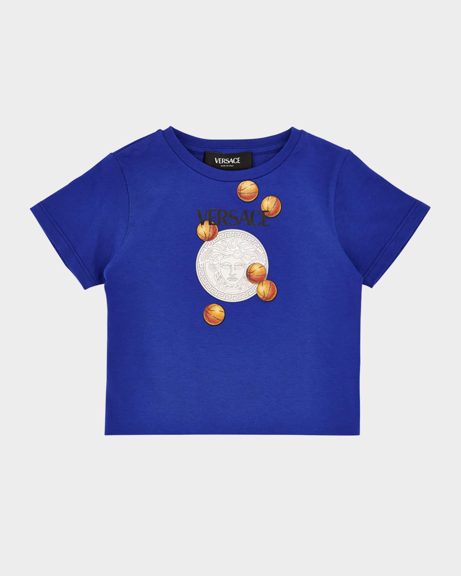 Boy's Basketball Graphic Logo-Print T-Shirt, Size 12M-4 0