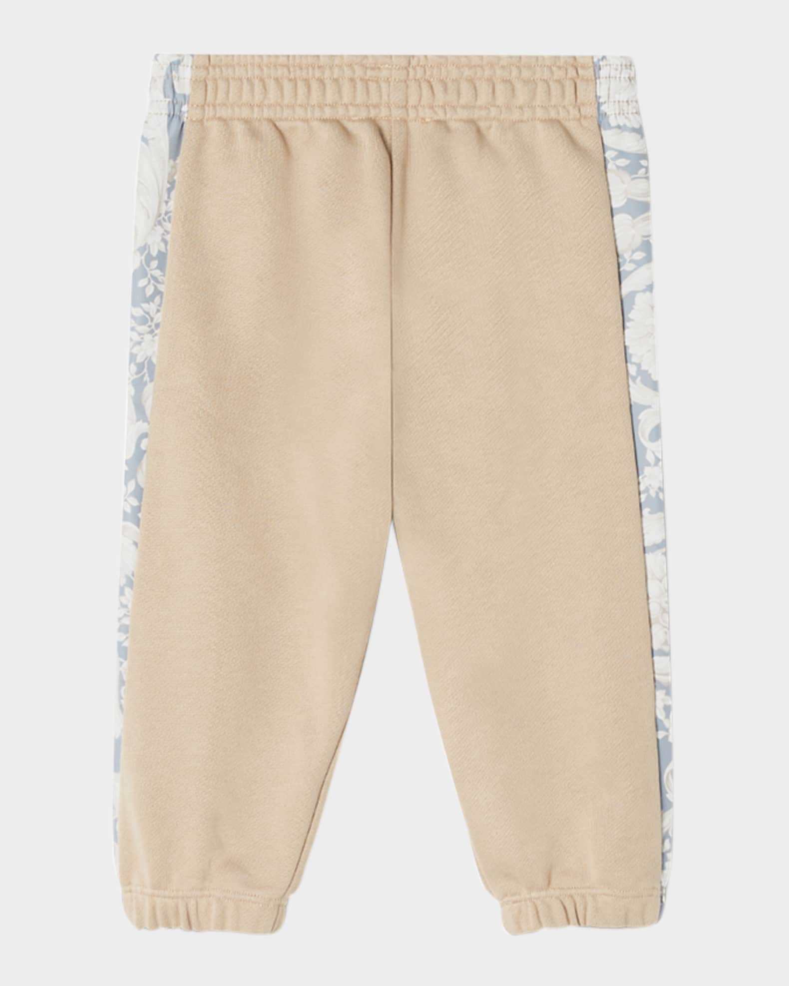 Boy's Barocco-Trim Fleece Sweatpants 1