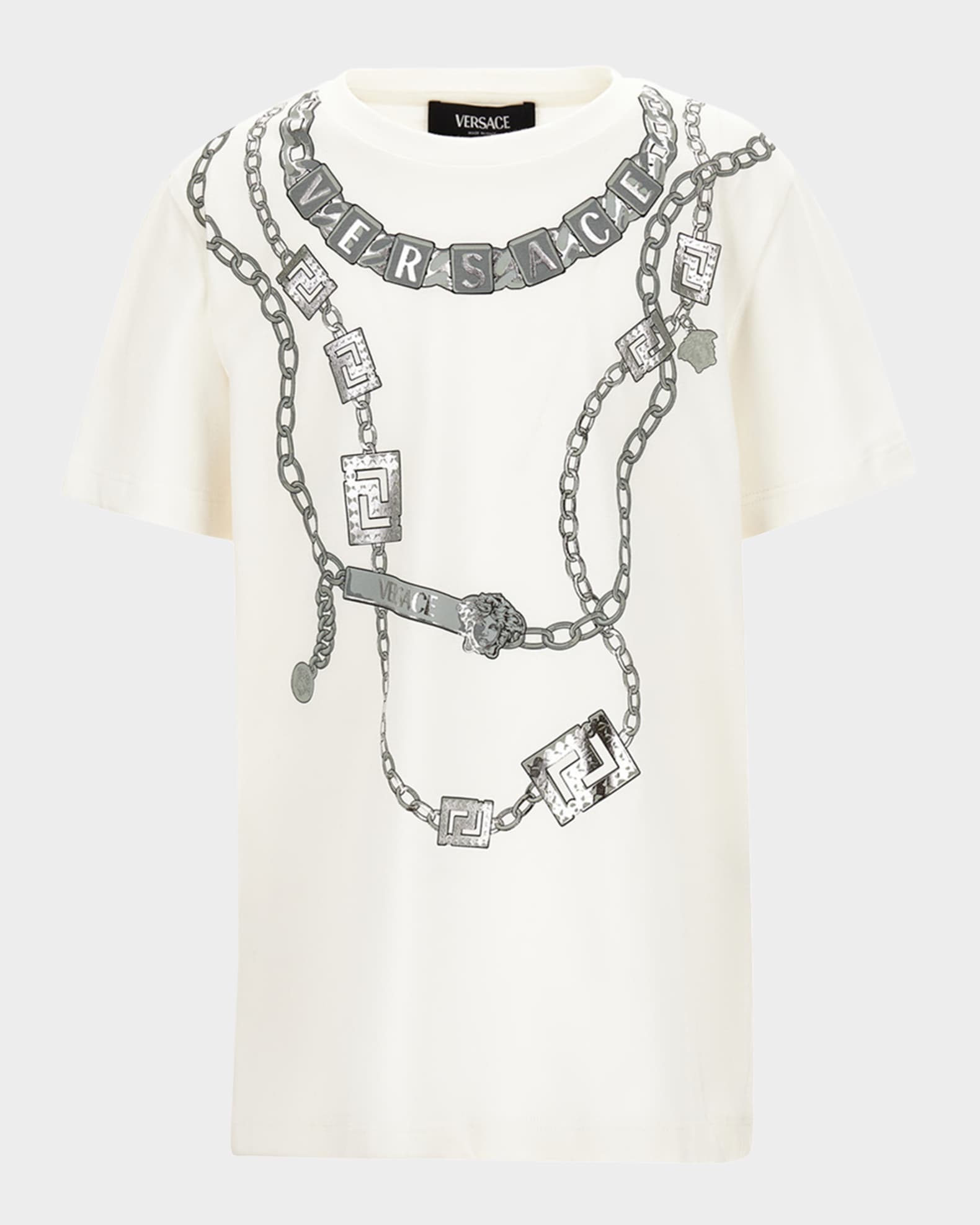 Boy's Necklace Graphic T-Shirt, Size 6-14 0
