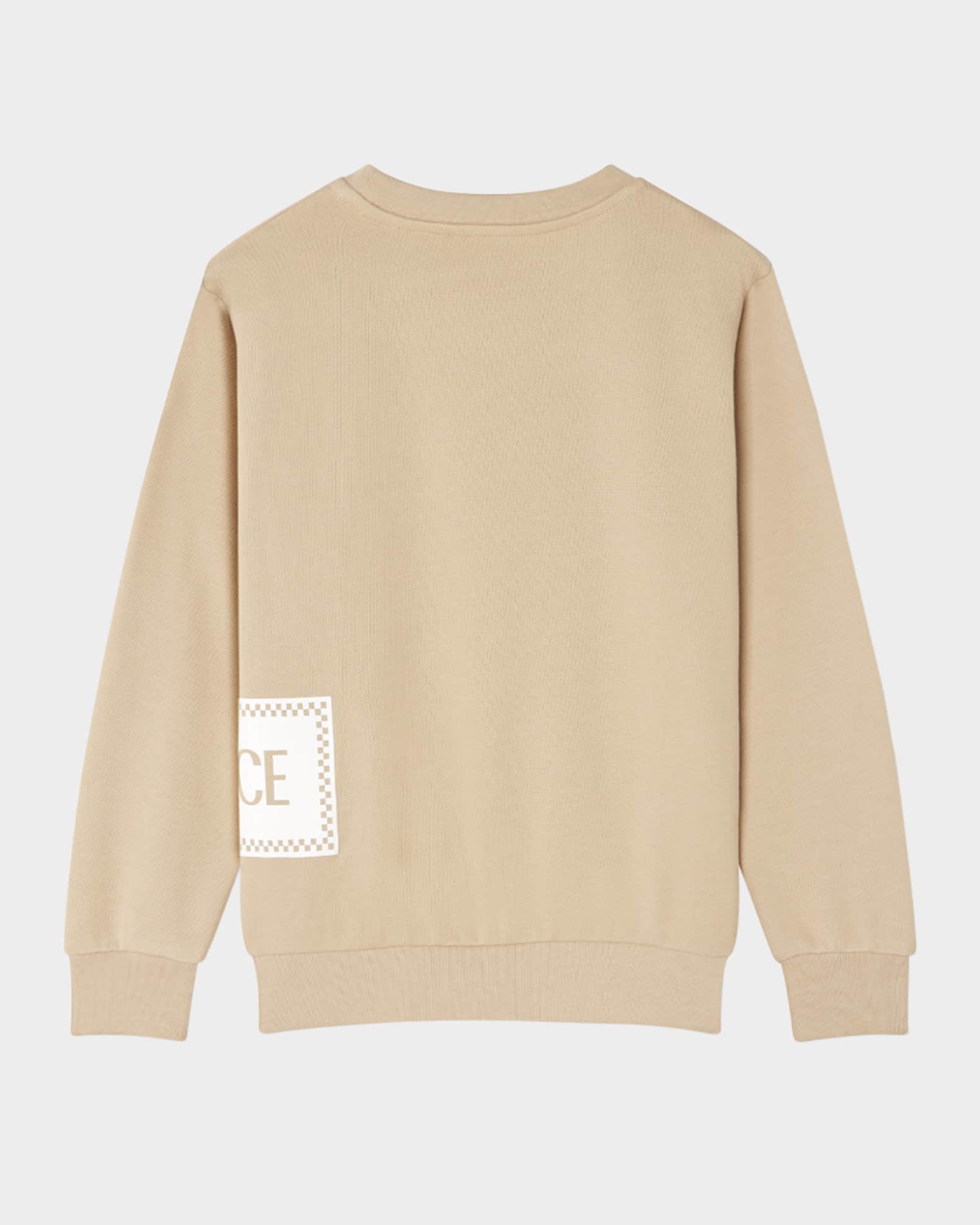 Boy's Damier Logo-Print Sweatshirt, Size 6-14 1