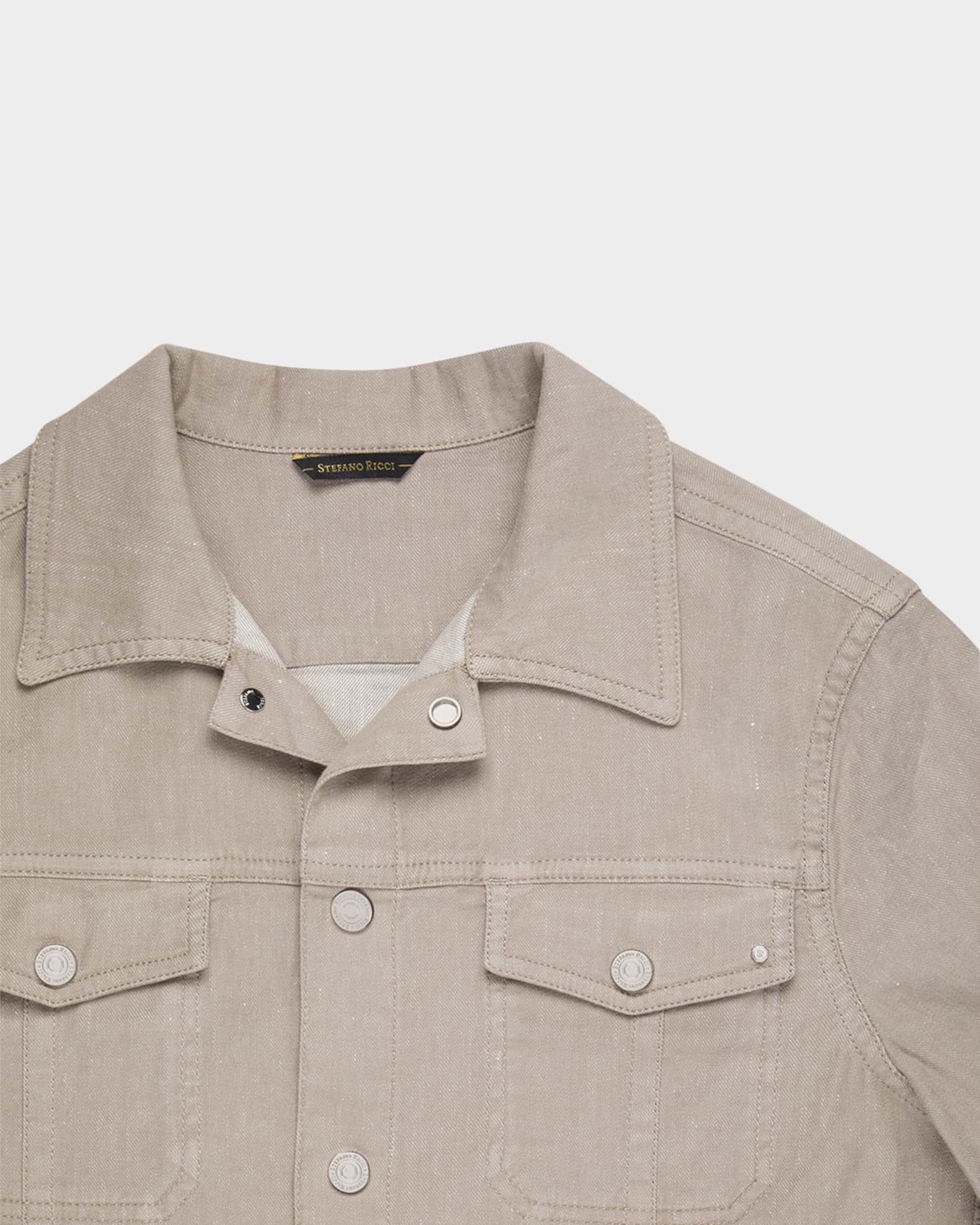 Men's Button-Front Trucker Jacket 1