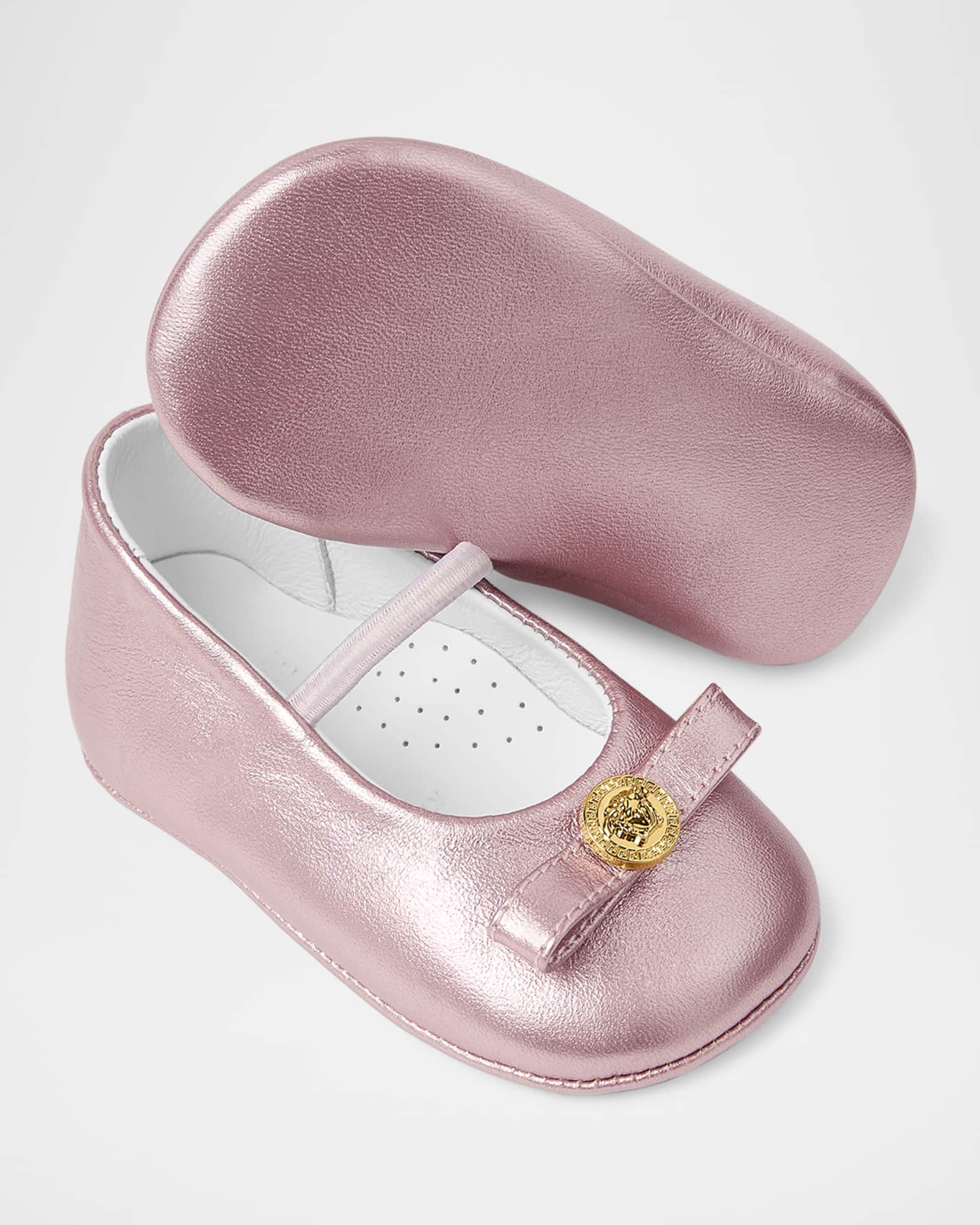 Girl's Gianni Ribbon Ballerina Flats, Baby 1