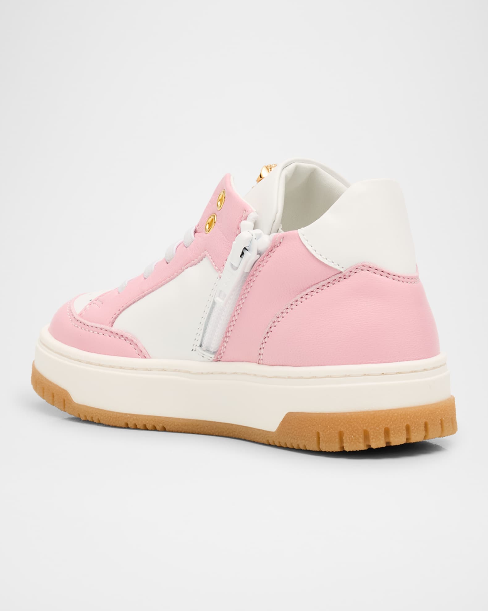 Girl's Soft Leather Low-Top Sneakers 1