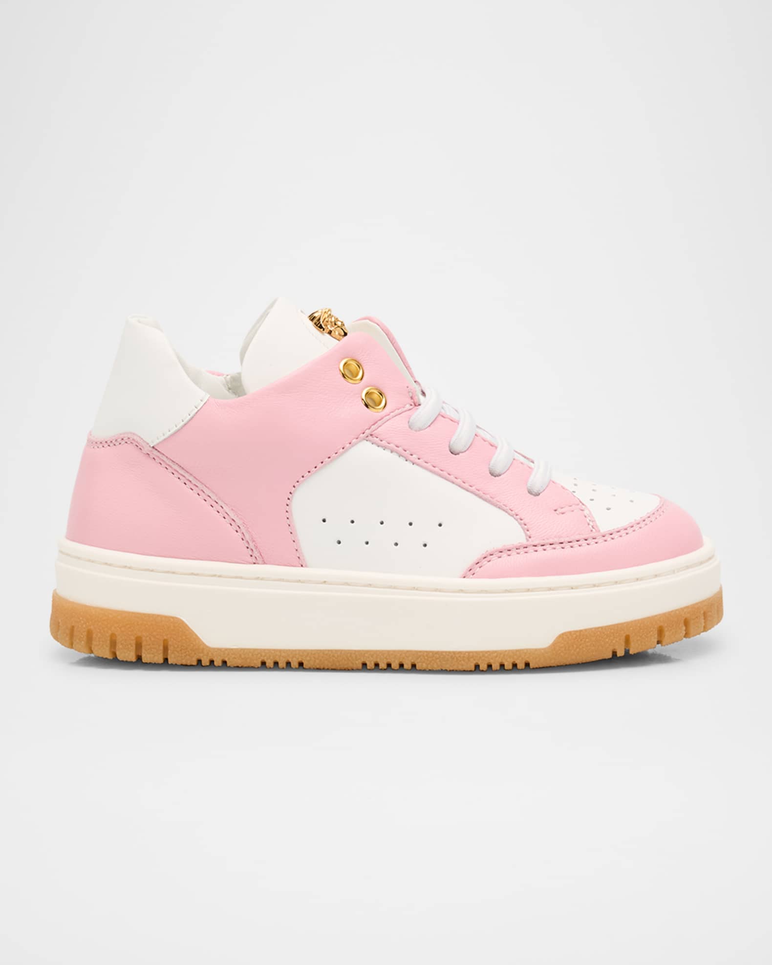 Girl's Soft Leather Low-Top Sneakers 0
