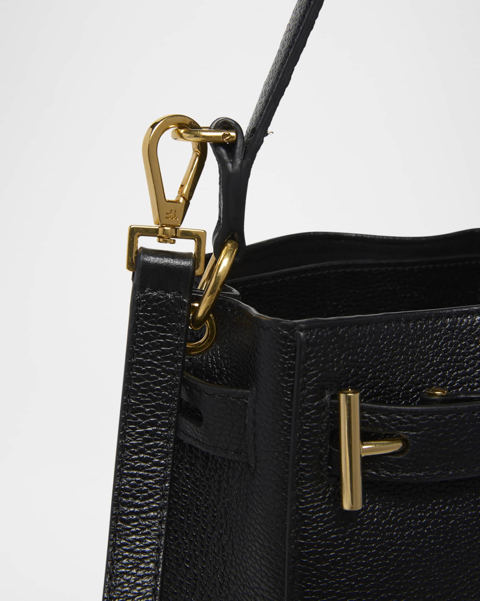 【TOM FORD】グレインレザー AUDREY ミニ バケットバッグ GRAIN LEATHER AUDREY MINI BUCKET BAG | Tom Ford Fashion
