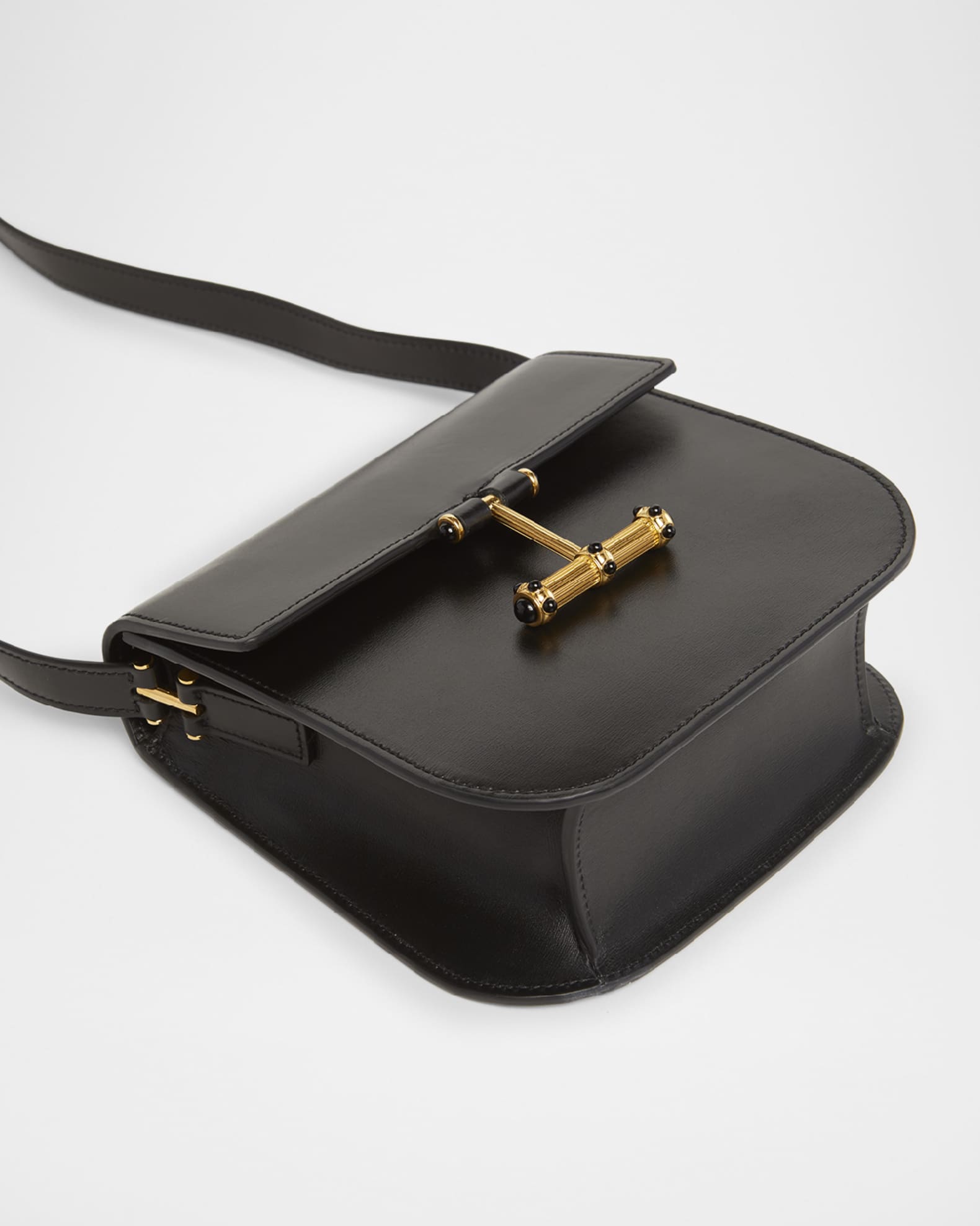Tara Mini Flap Crossbody Bag in Leather 1