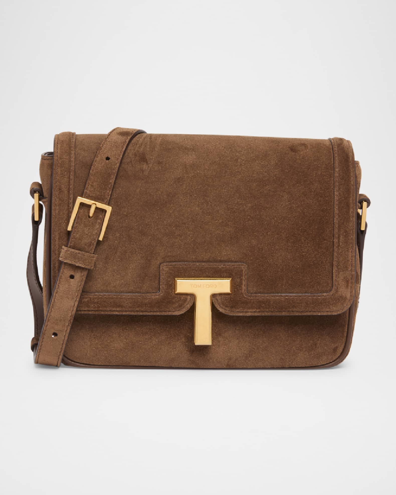 Wallis Small Flap Shoulder Bag in Suede