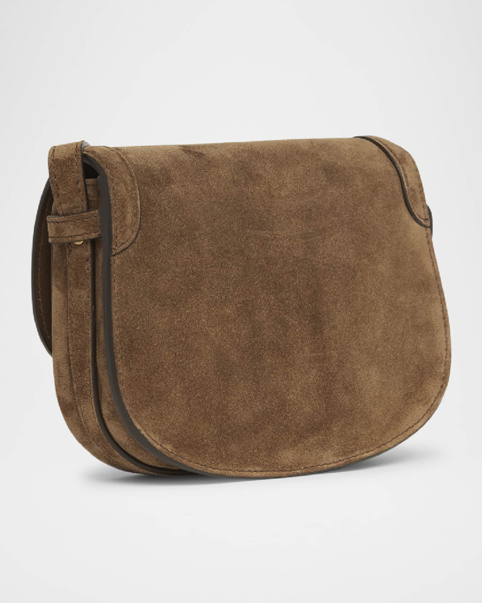 TOM FORD Wallis Mini Flap Shoulder Bag in Suede | Neiman Marcus