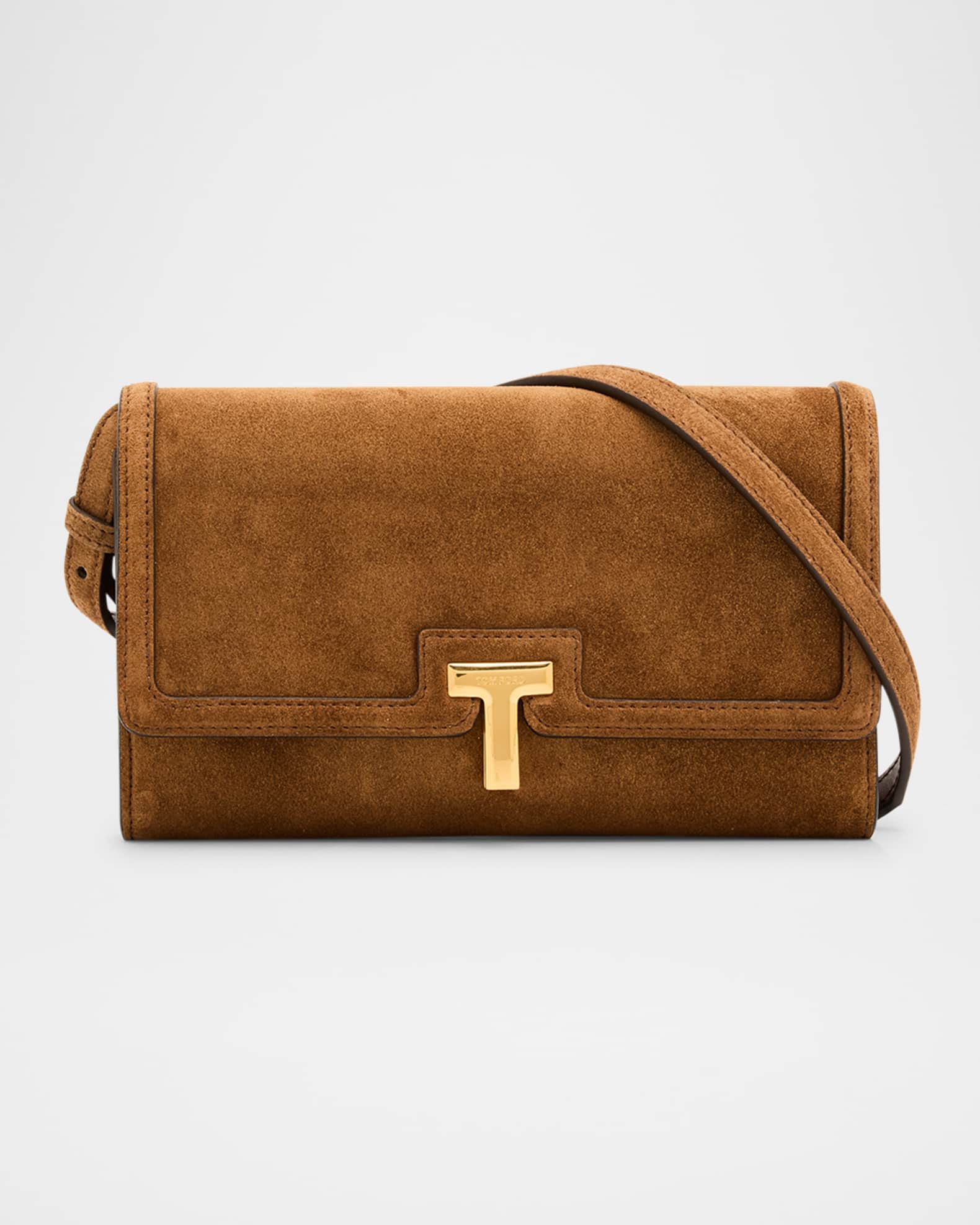 Wallis Flap Suede Wallet on Strap 0